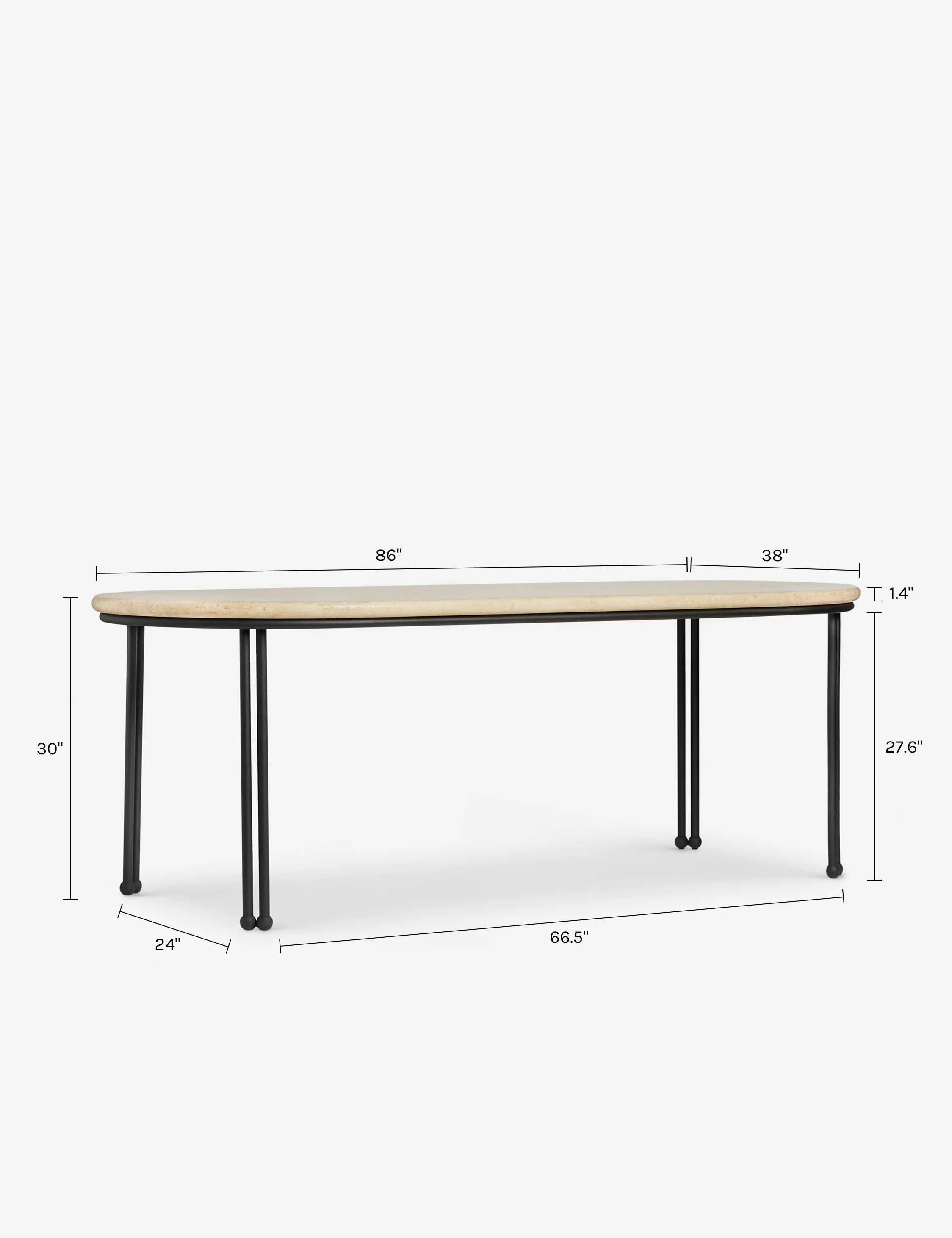 Lanata Outdoor Dining Table - Image 8