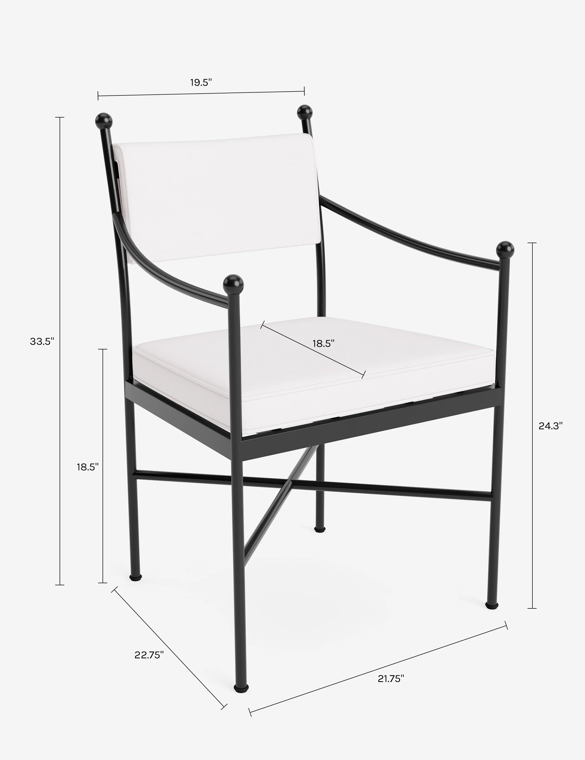 Leni Outdoor Dining Arm Chair - Image 81