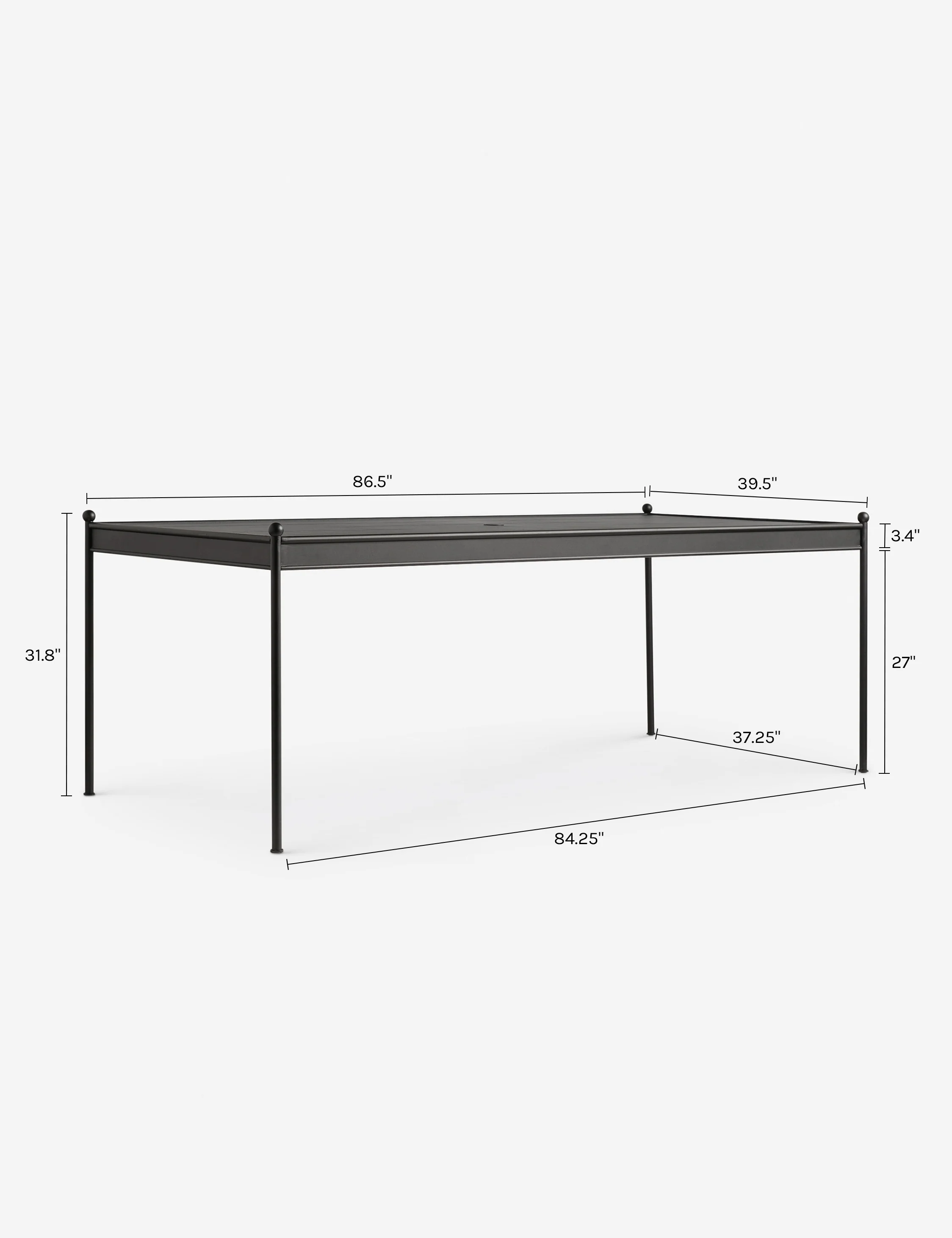 Leni Outdoor Dining Table - Image 9