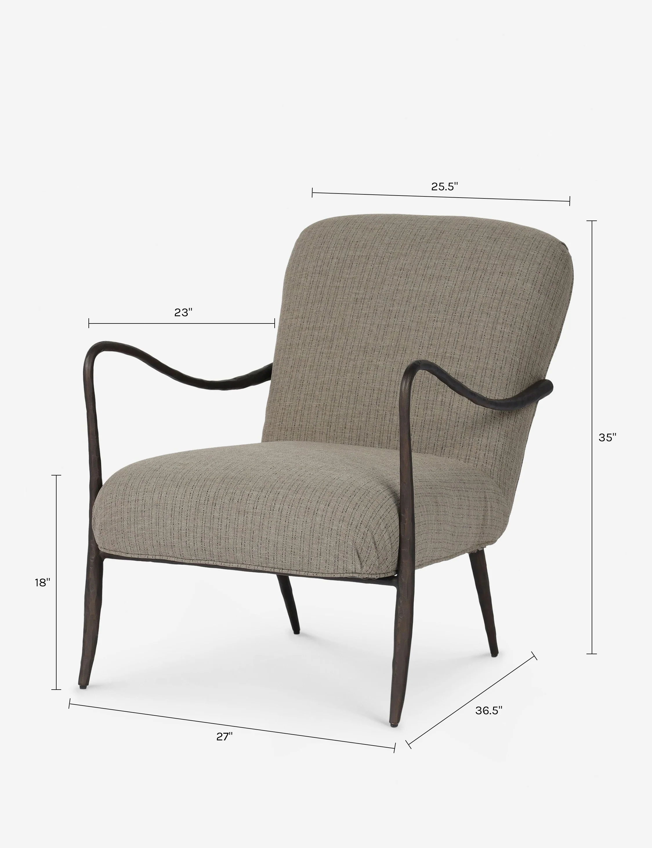 Locke Outdoor Accent Chair by Amber Lewis x Four Hands - Image 7