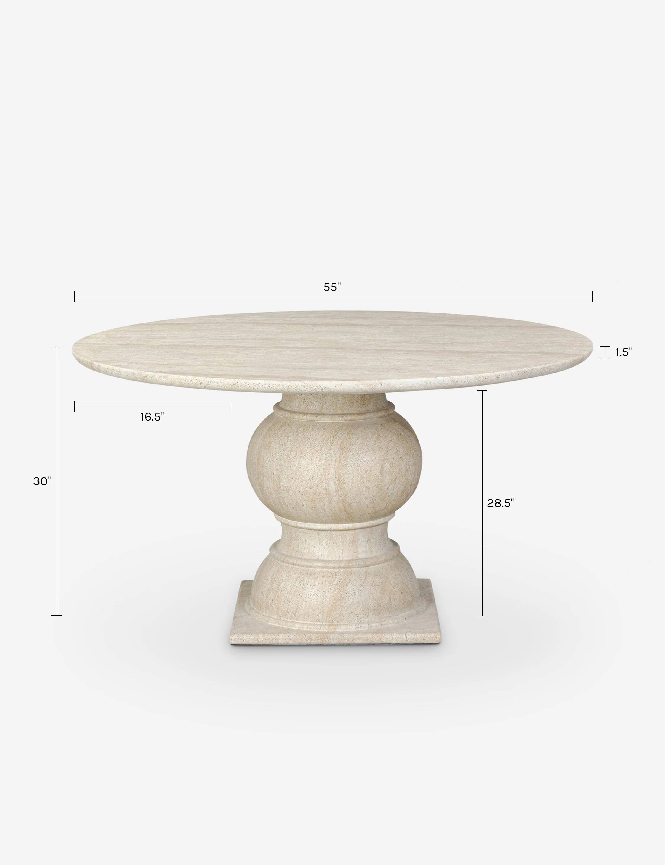 Macalaster Round Dining Table by Amber Lewis x Four Hands - Image 7