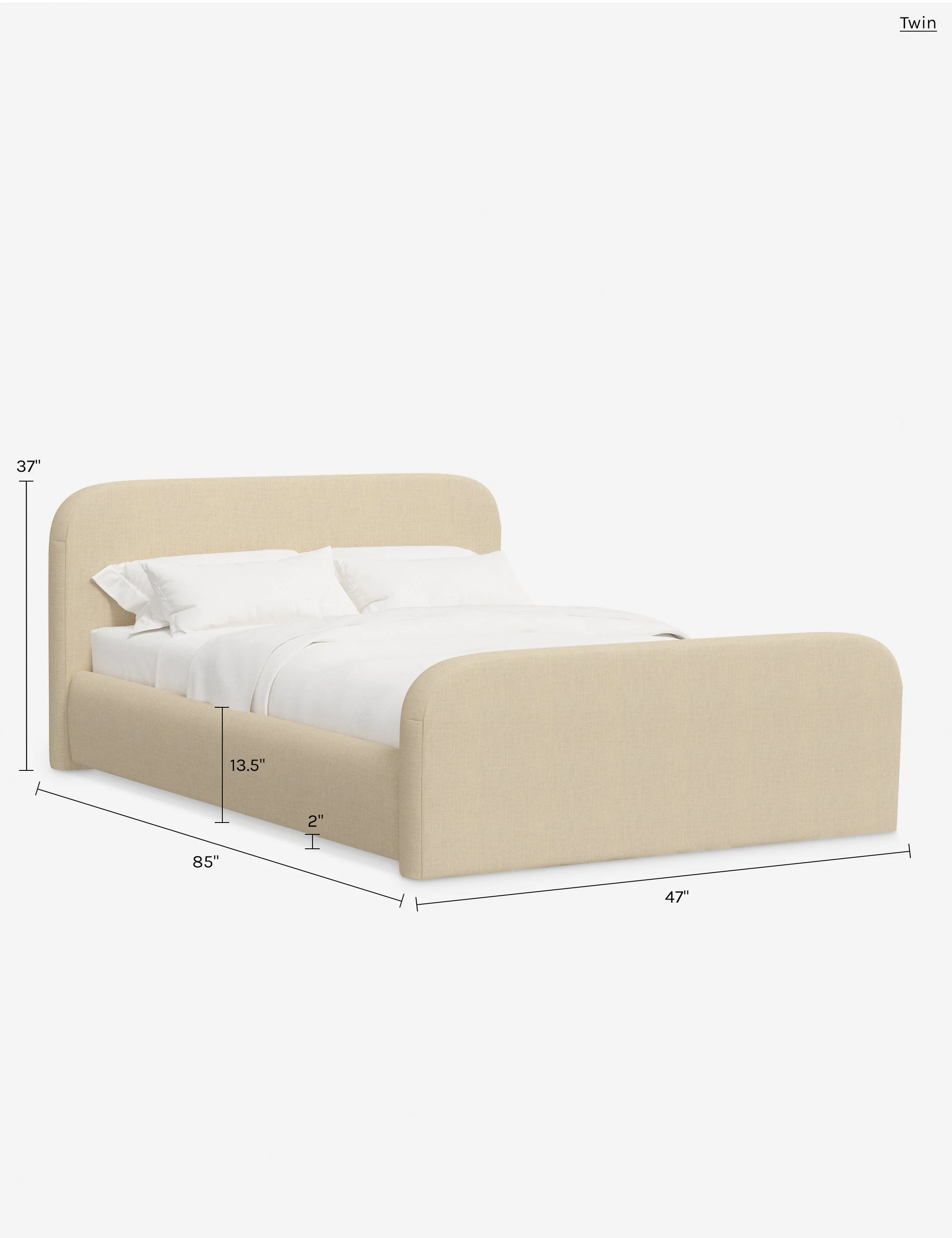 Nabiha Bed With Footboard - Image 241