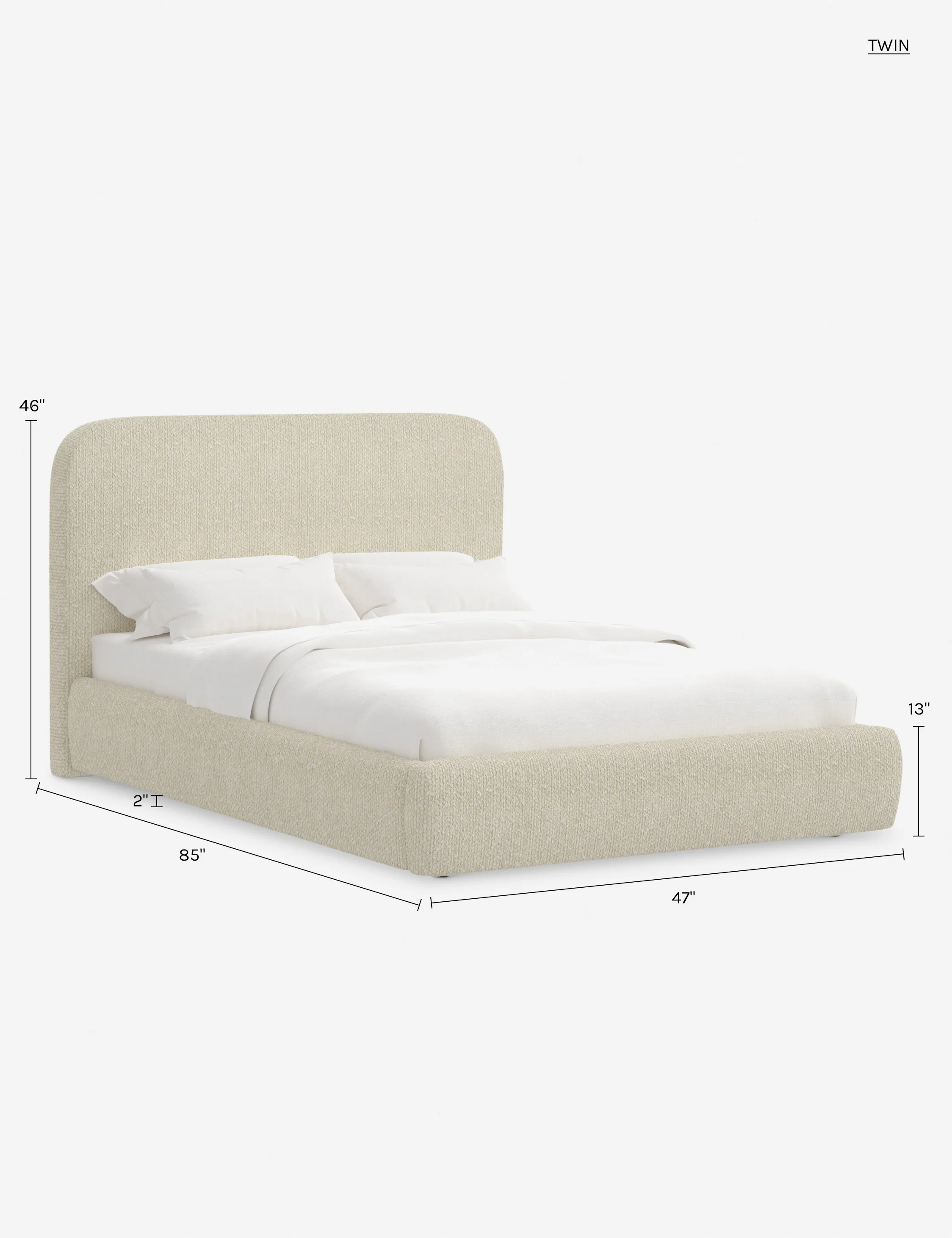 Nabiha Tall Platform Bed - Image 61