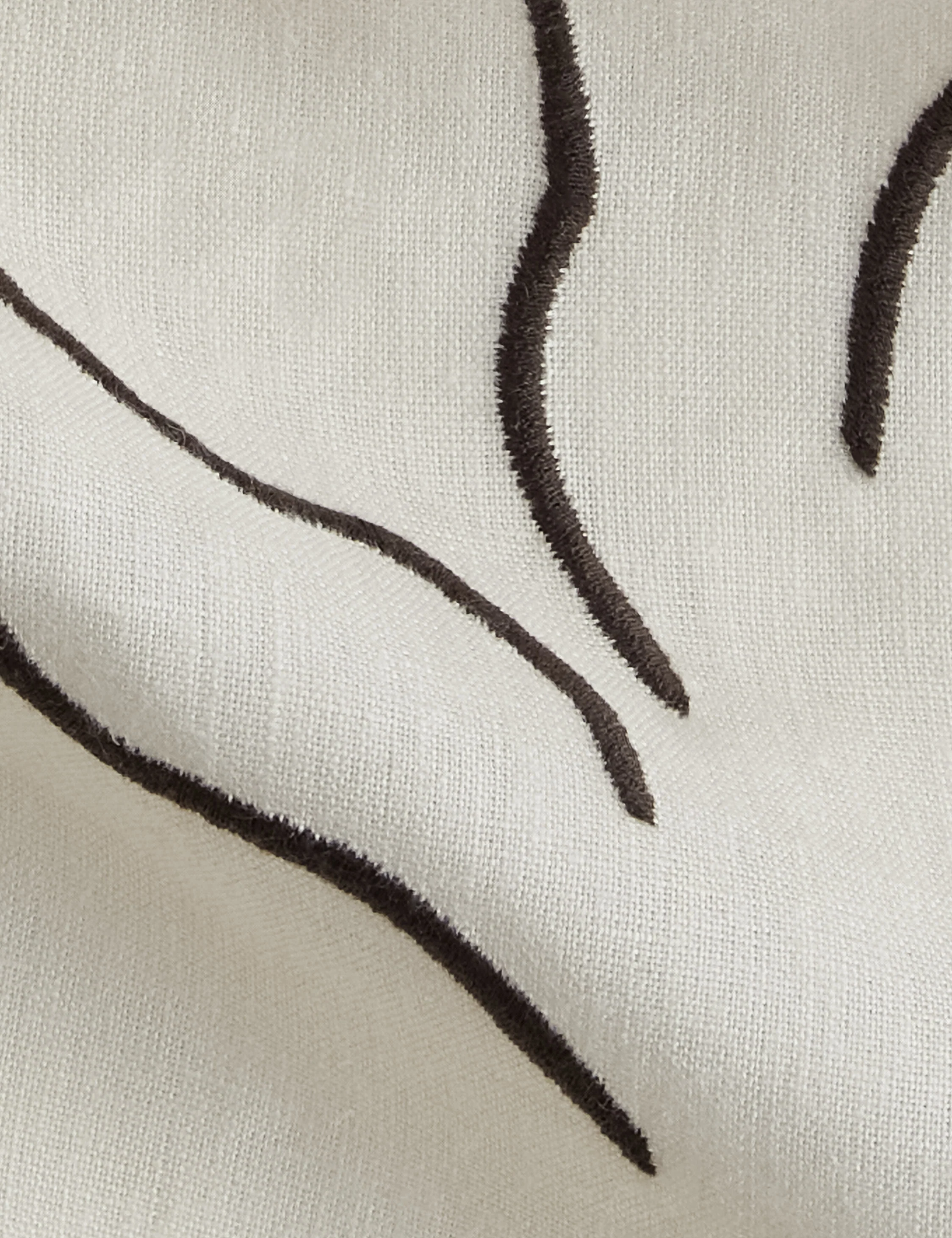 Narsi Embroidered Linen Fabric by Sarah Sherman Samuel - Image 10