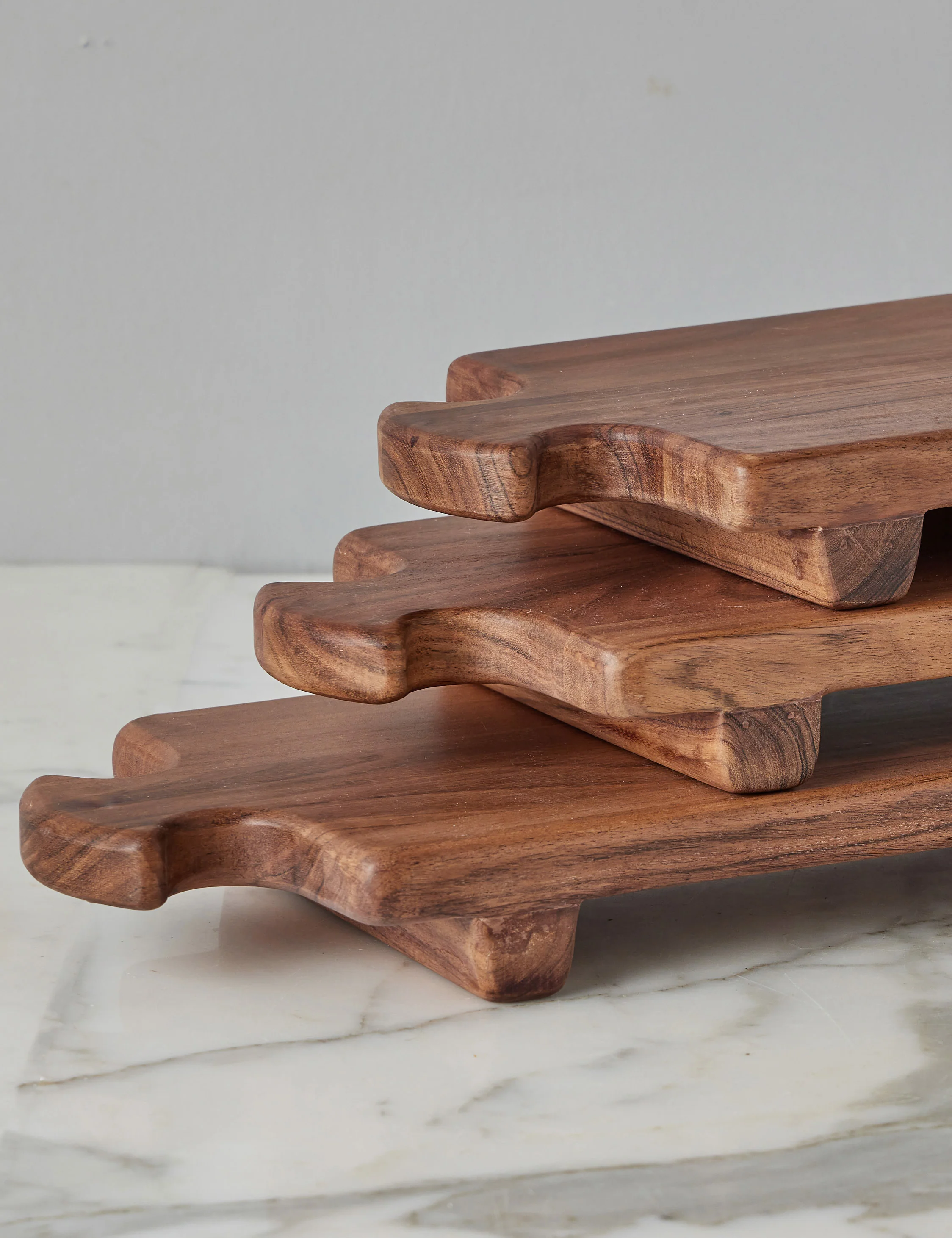 Normandy Wood Riser Footed Tray by etúHOME - Image 8