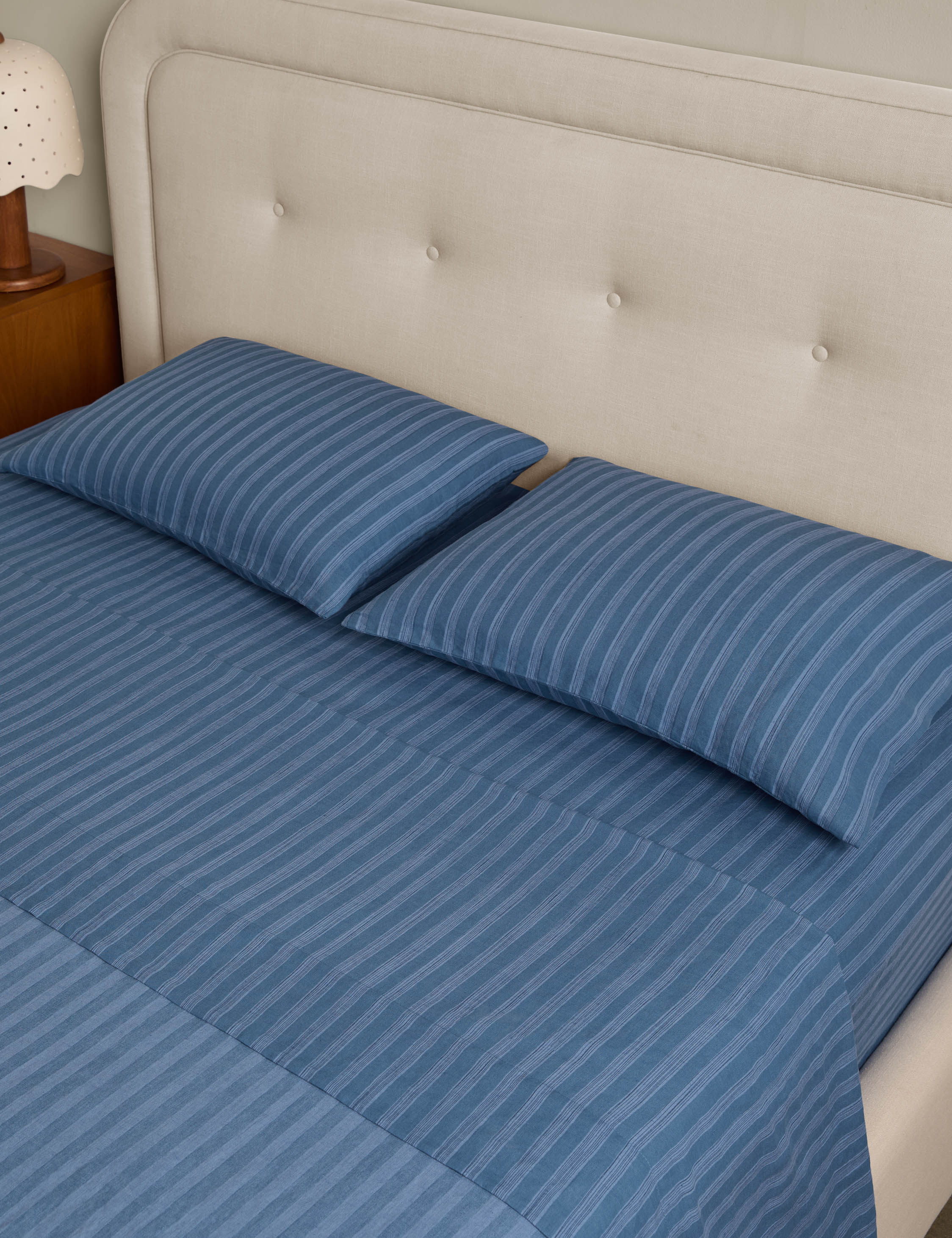 Oja Linen Cotton Sheet Set by Sarah Sherman Samuel - Image 2