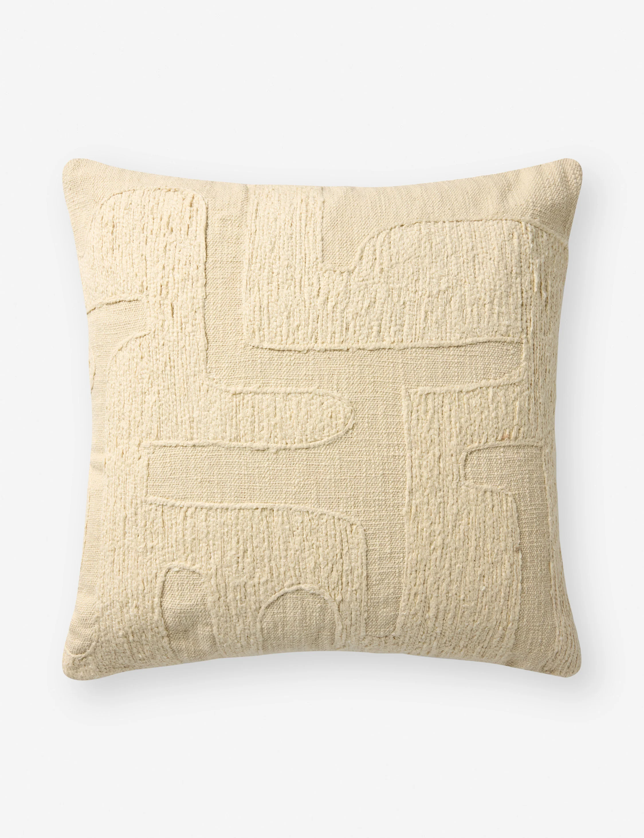 Organic Embroidered Pillow by Brigette Romanek x Loloi - Image 4