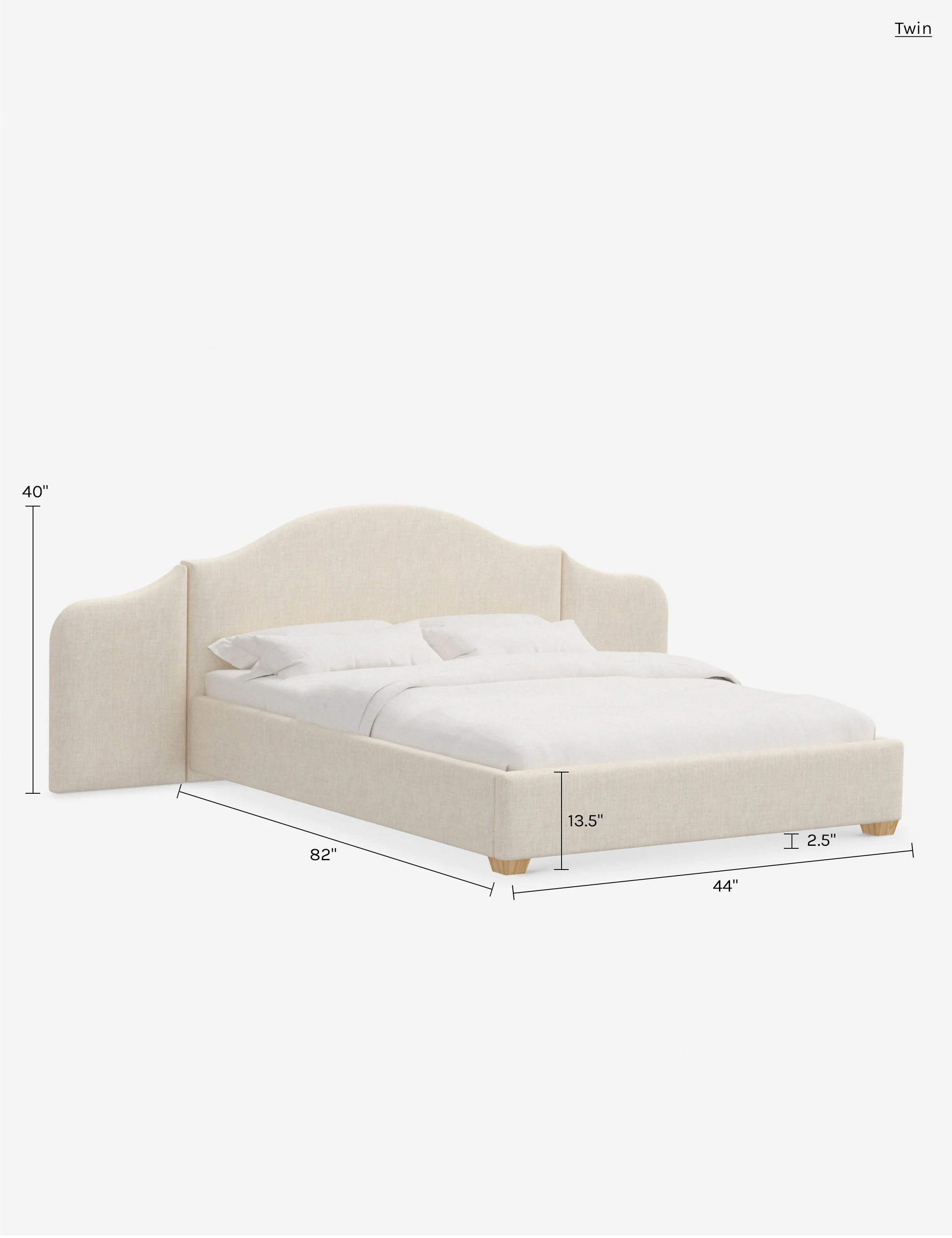 Padden Extended Headboard Platform Bed - Image 223