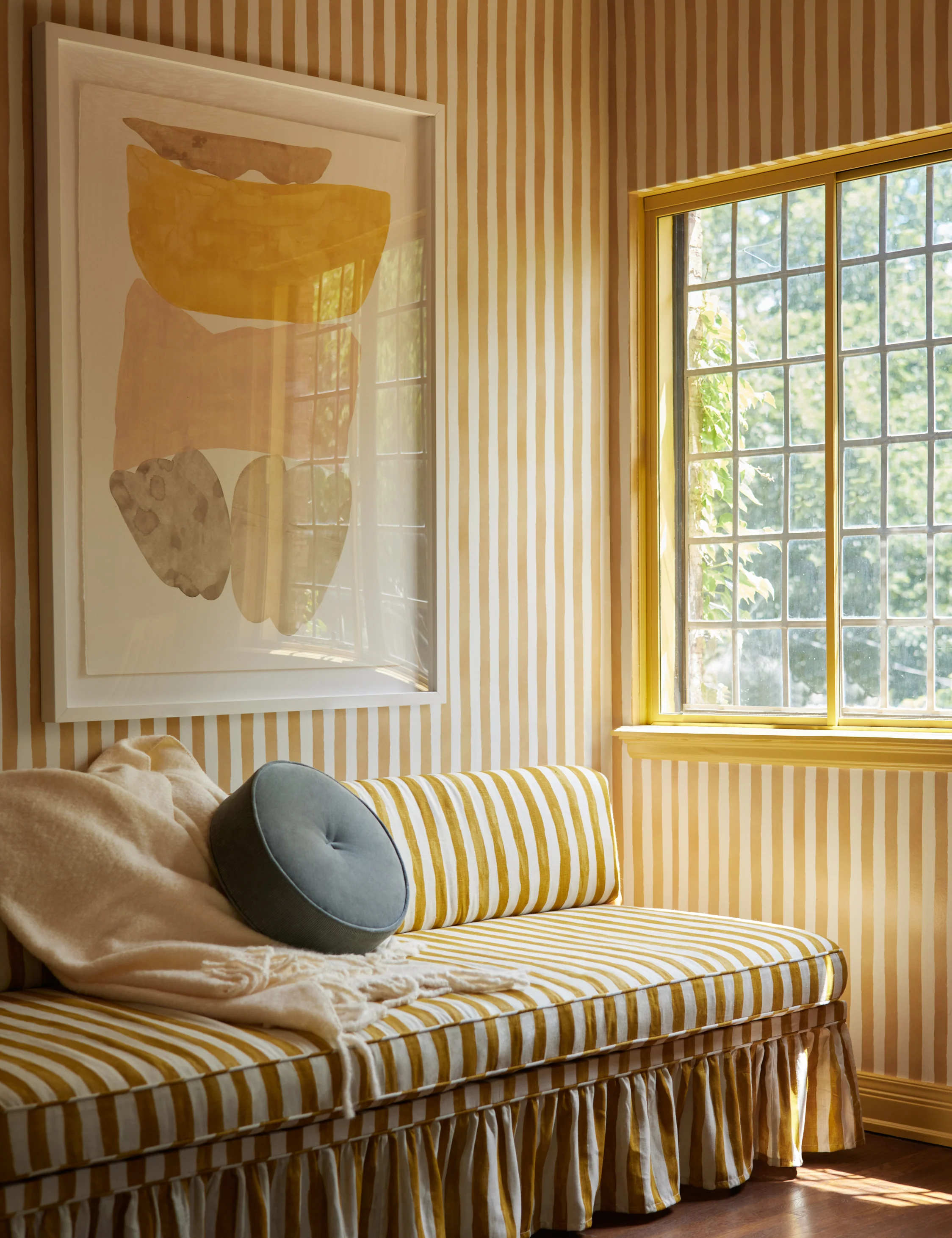 Painterly Stripe Wallpaper by Sarah Sherman Samuel - Image 13