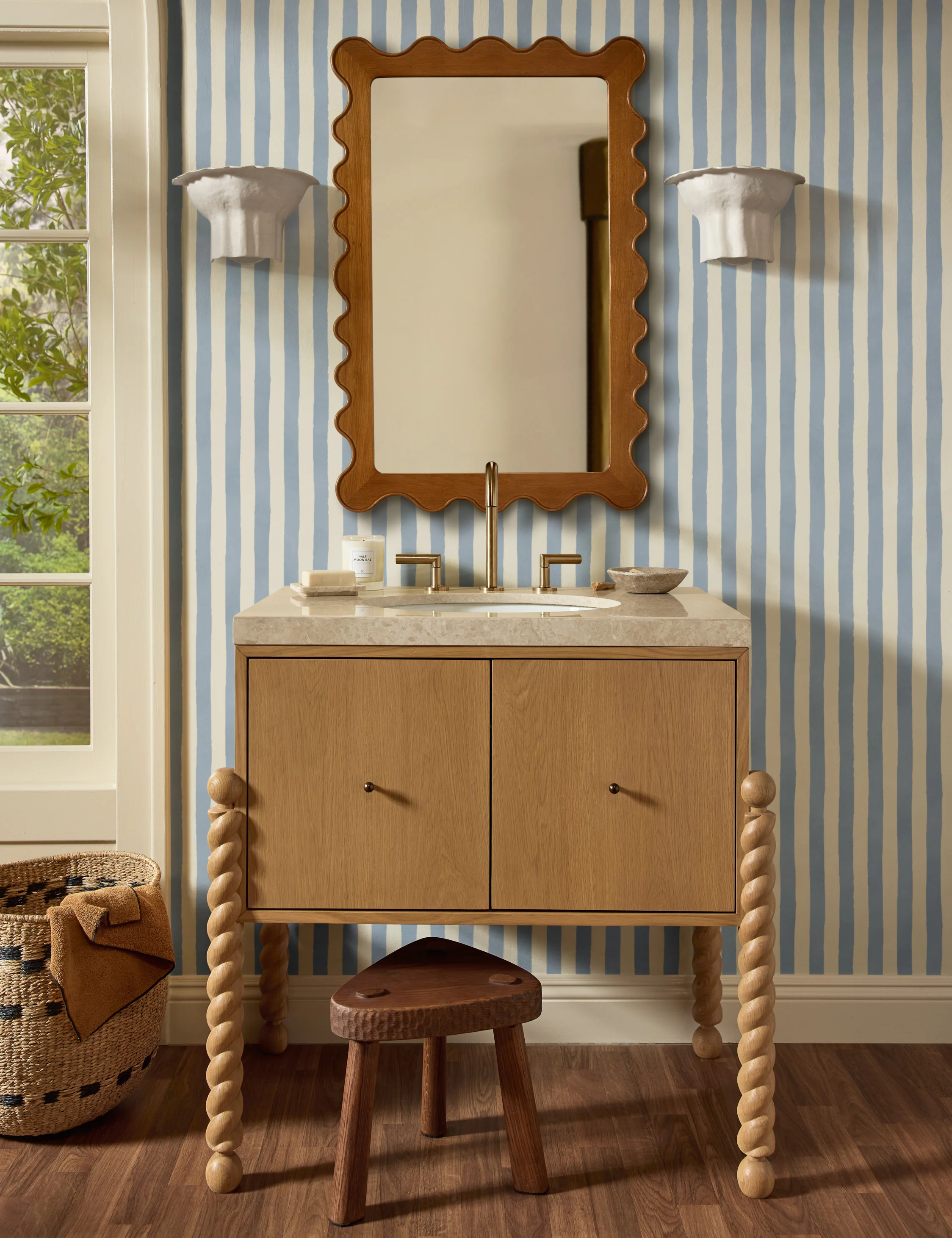 Painterly Stripe Wallpaper by Sarah Sherman Samuel - Image 14