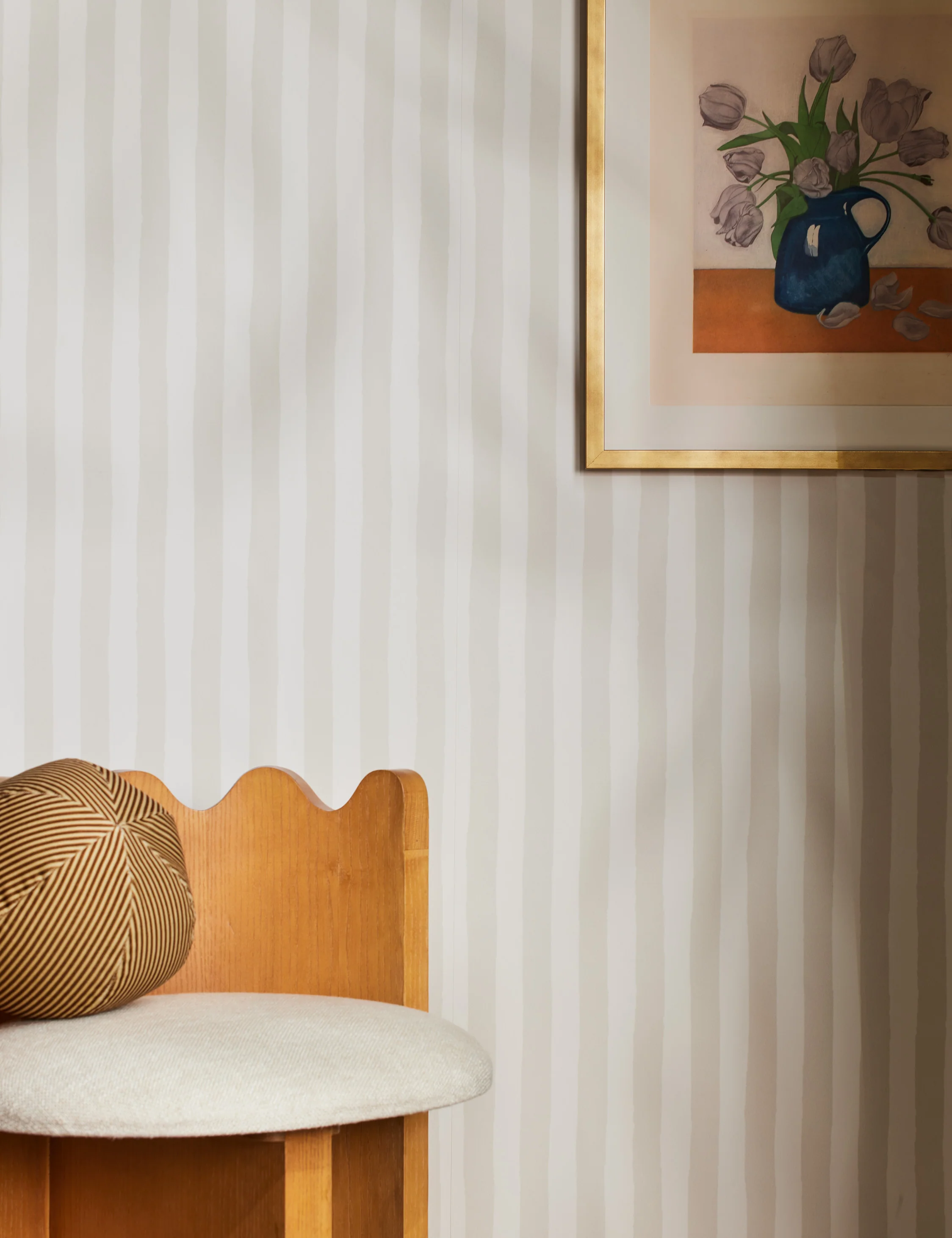 Painterly Stripe Wallpaper by Sarah Sherman Samuel - Image 3