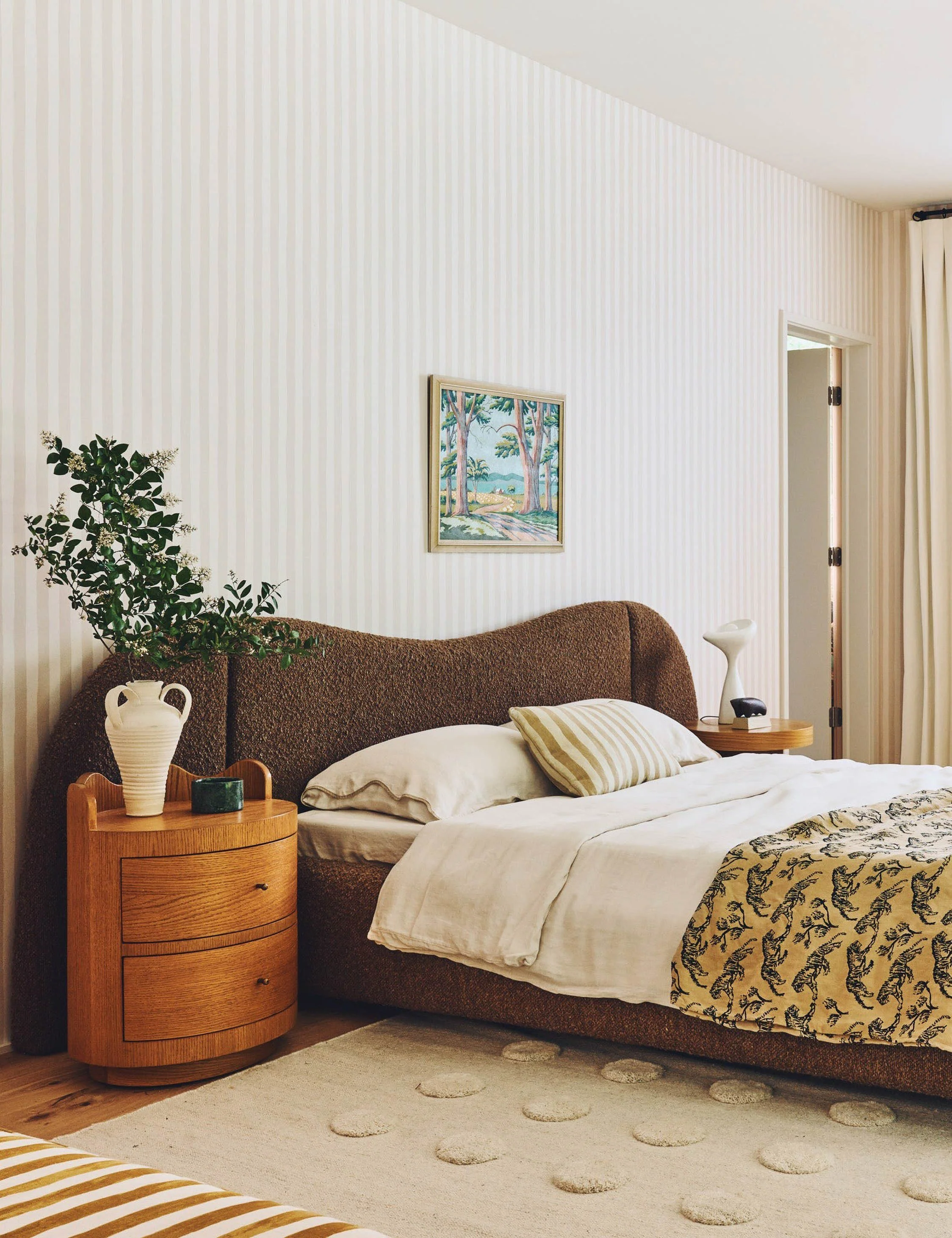Painterly Stripe Wallpaper by Sarah Sherman Samuel - Image 5