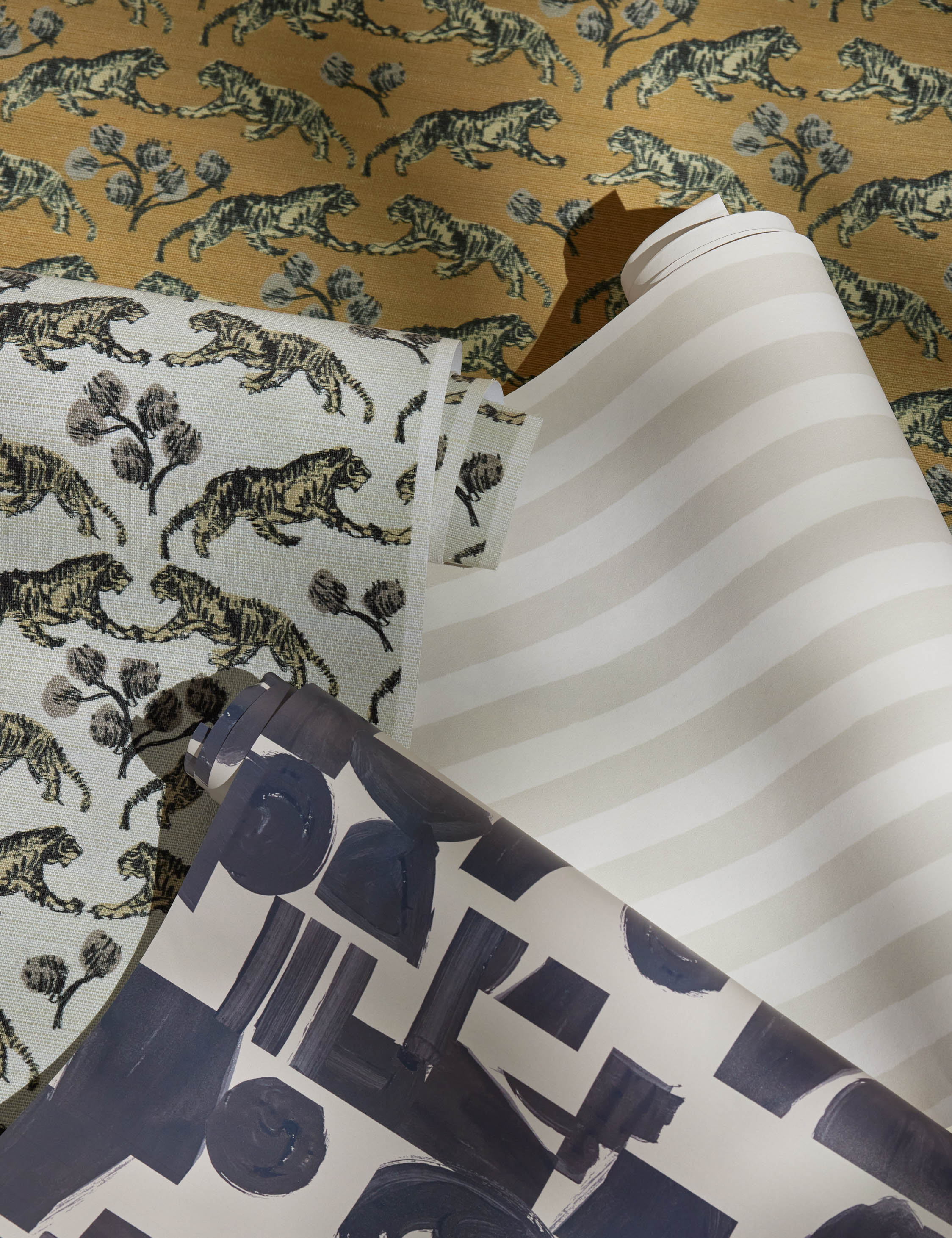 Painterly Stripe Wallpaper by Sarah Sherman Samuel - Image 7