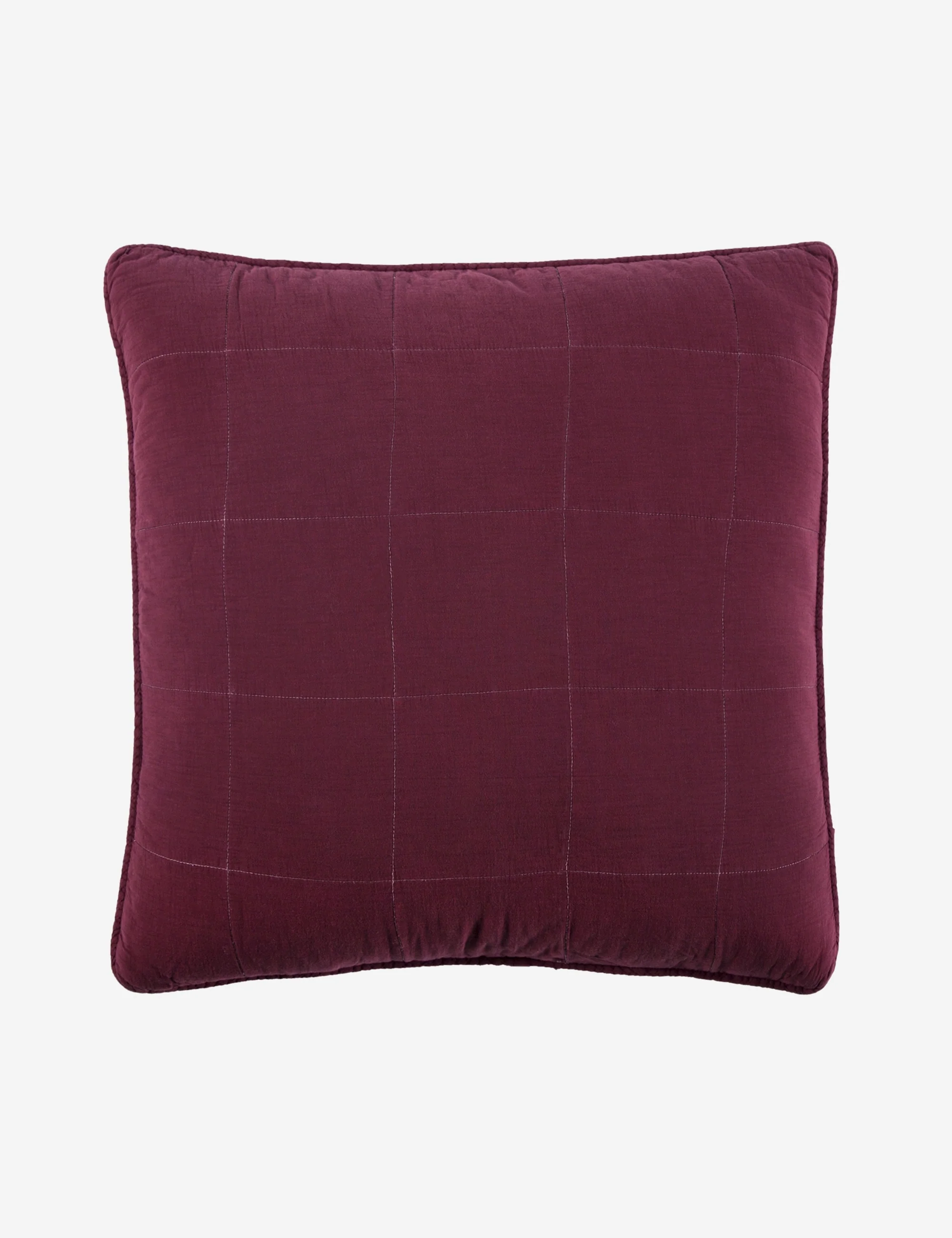 Antwerp Large Quilted Euro Sham by Pom Pom at Home - Image 3