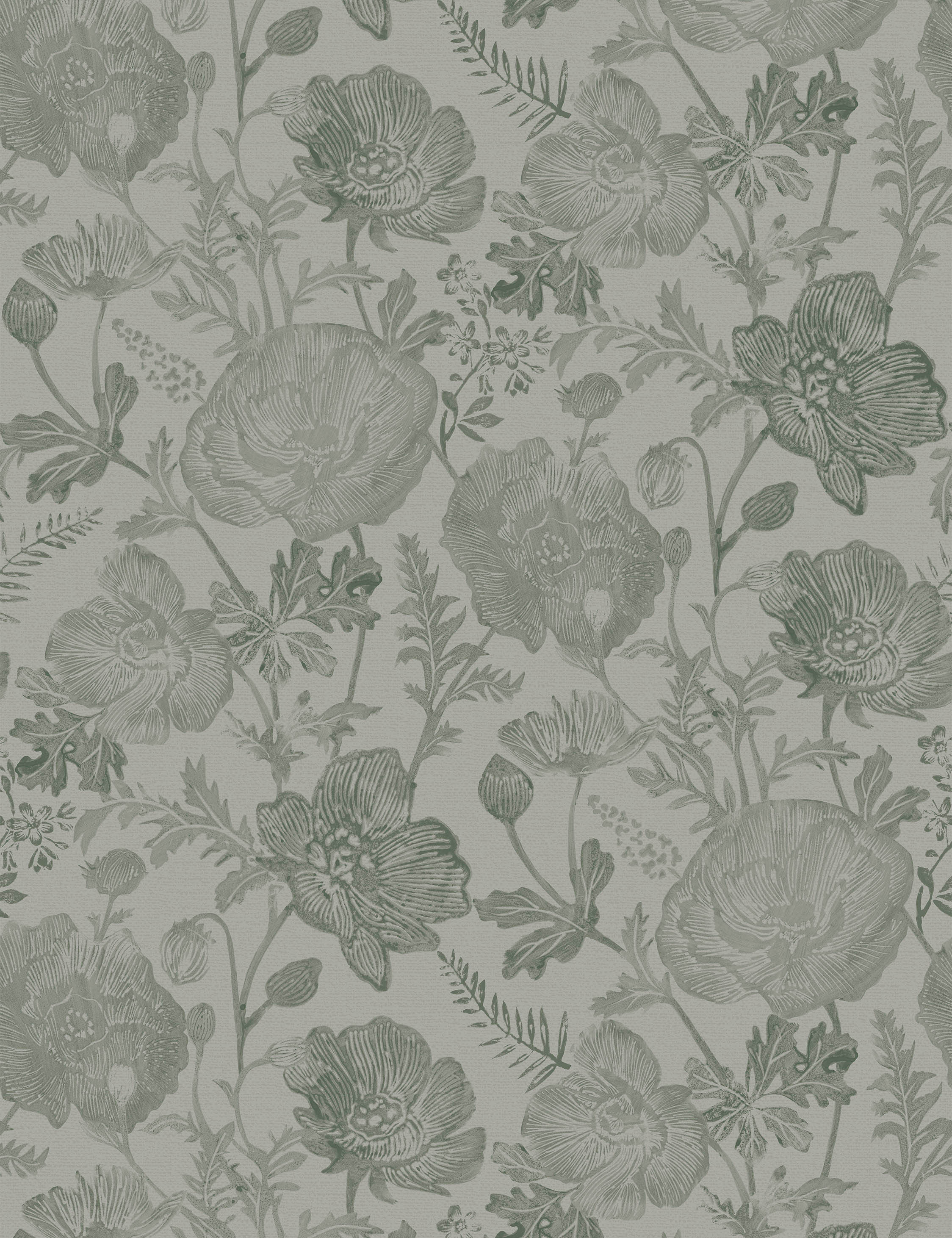 Poppies Textured Peel + Stick Wallpaper by Pure Salt - Image 12