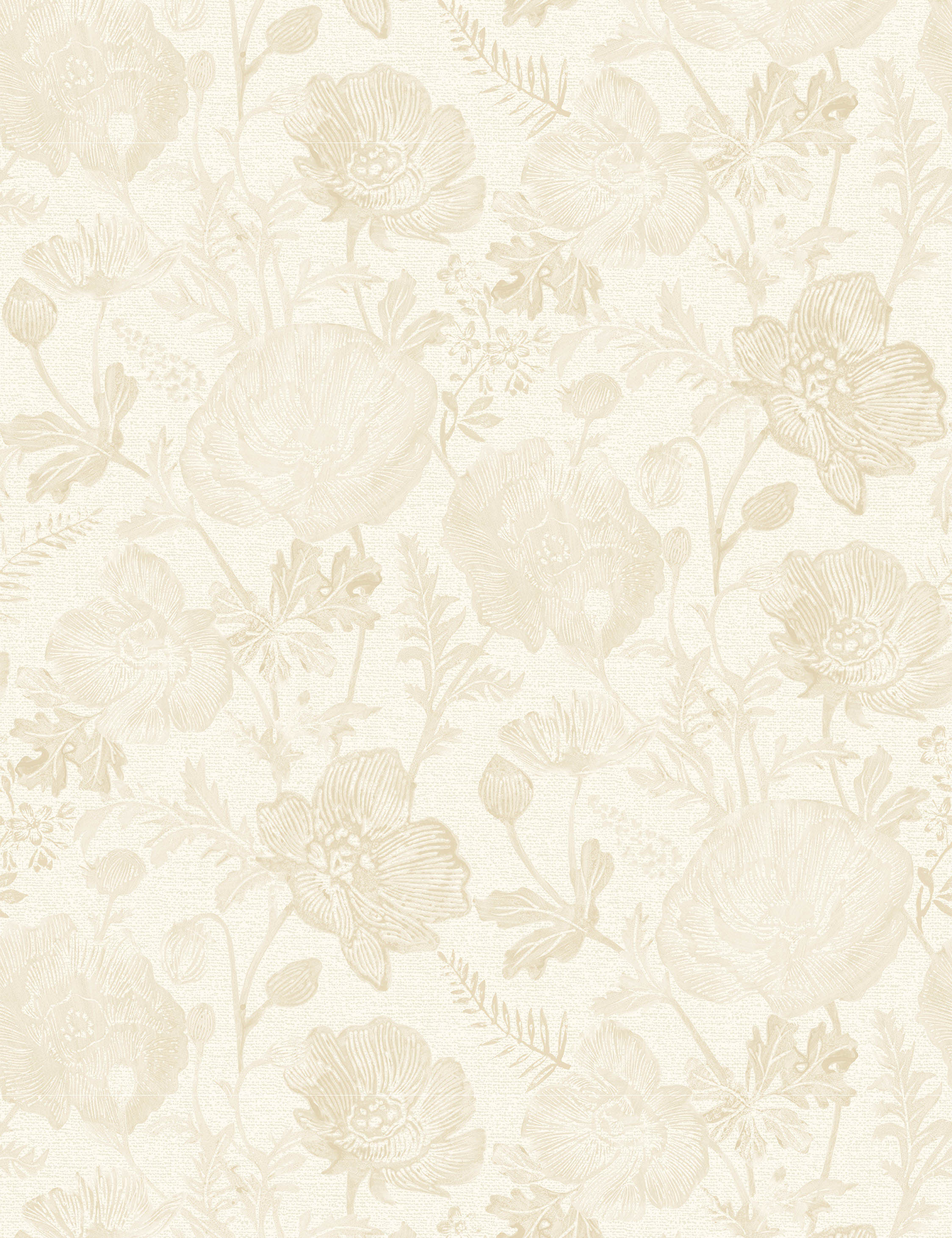 Poppies Textured Peel + Stick Wallpaper by Pure Salt - Image 6