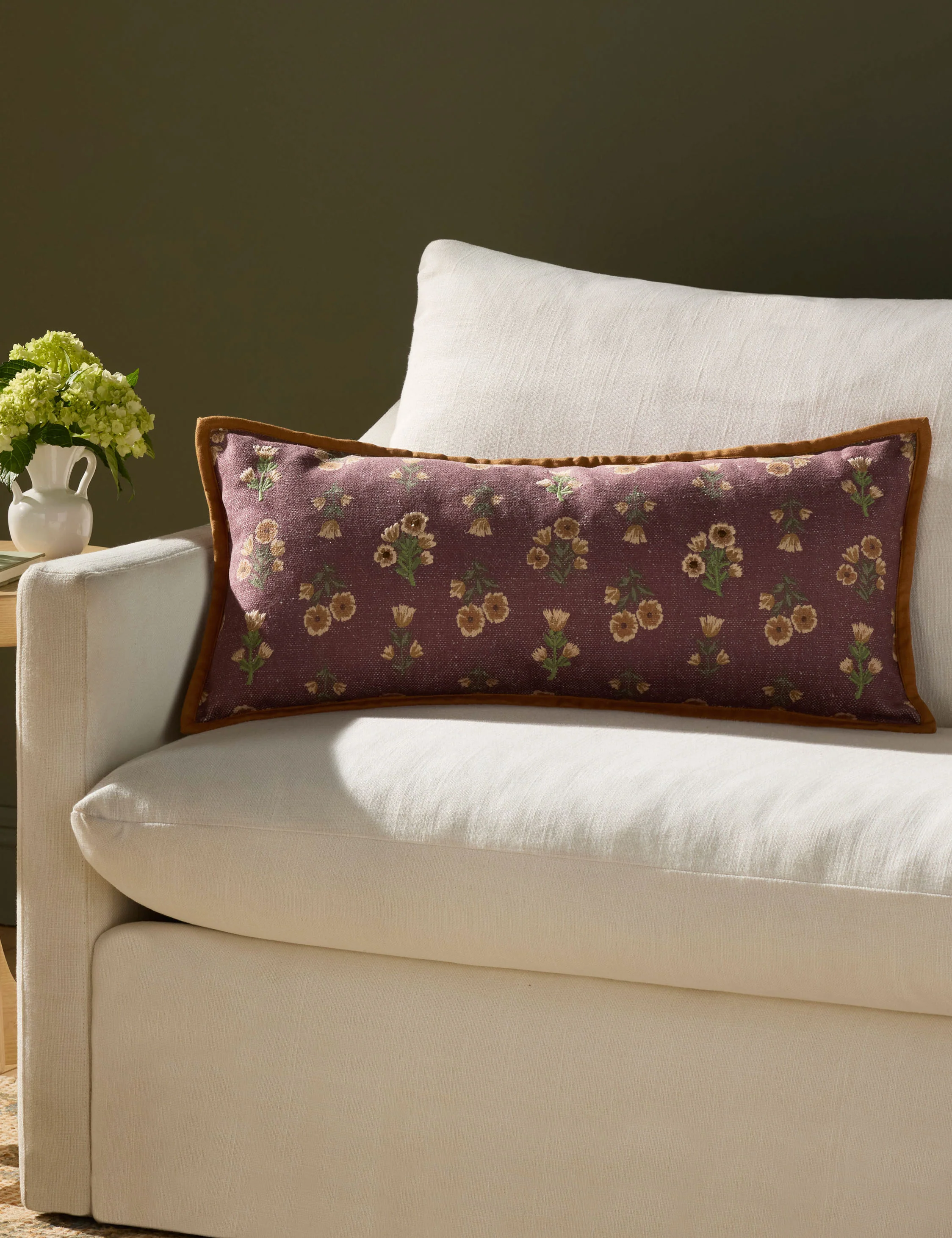 Posie Embroidered Pillow by Chris Loves Julia x Loloi - Image 5