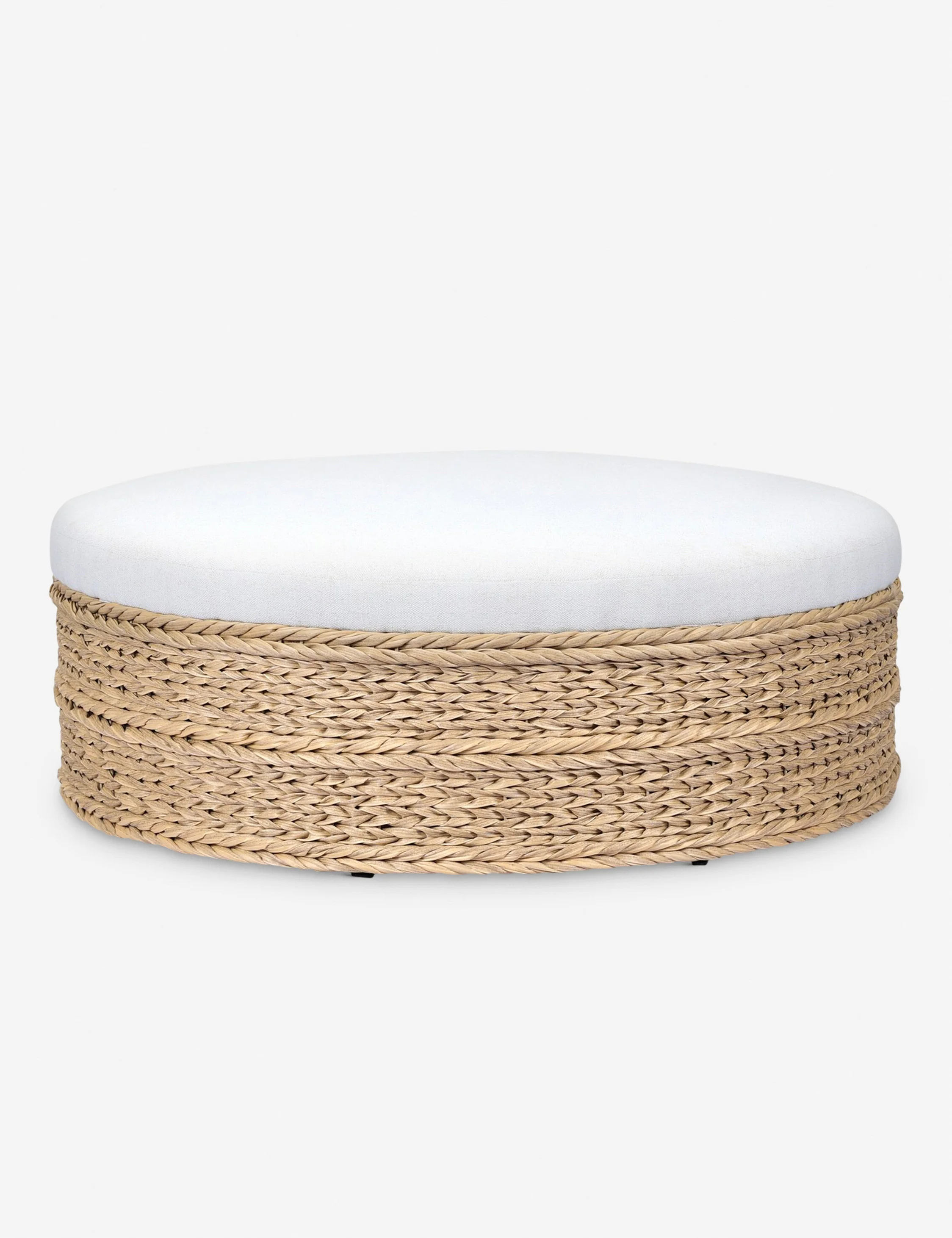 Rowan Indoor / Outdoor Round Ottoman by Amber Lewis x Four Hands - Image 5