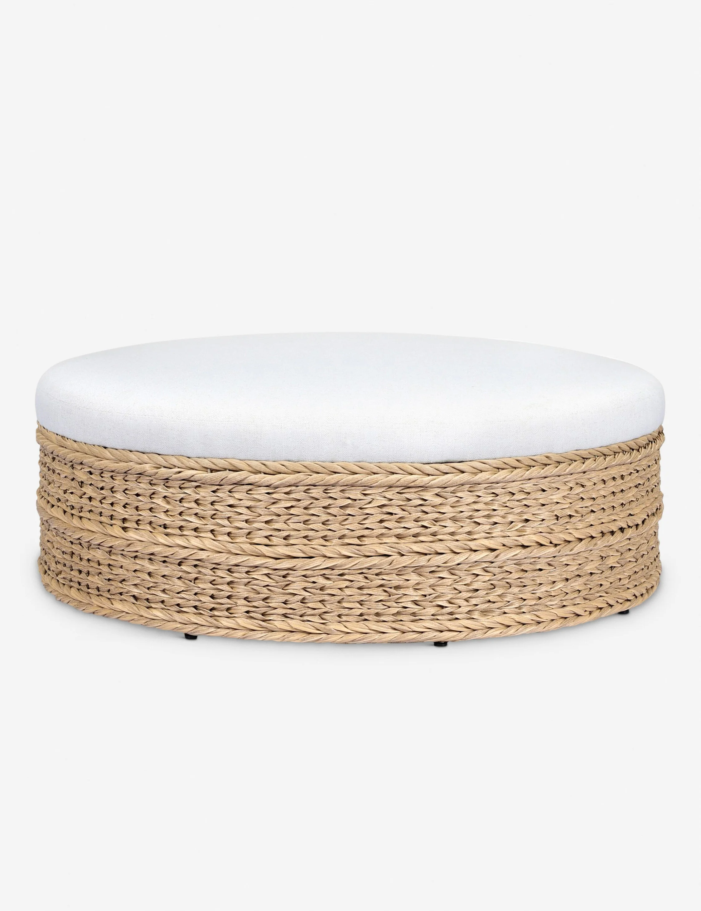 Rowan Indoor / Outdoor Round Ottoman by Amber Lewis x Four Hands - Image 6
