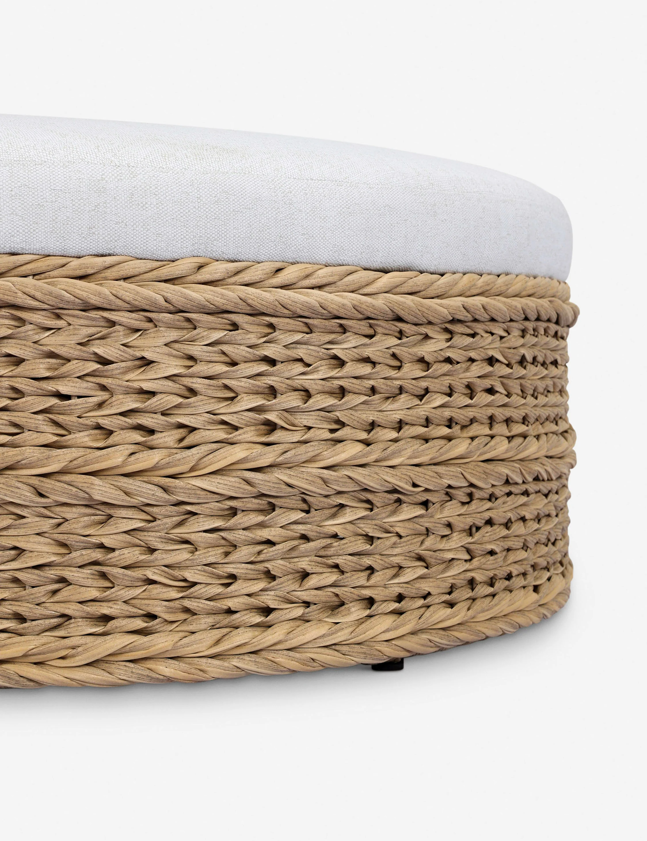 Rowan Indoor / Outdoor Round Ottoman by Amber Lewis x Four Hands - Image 7