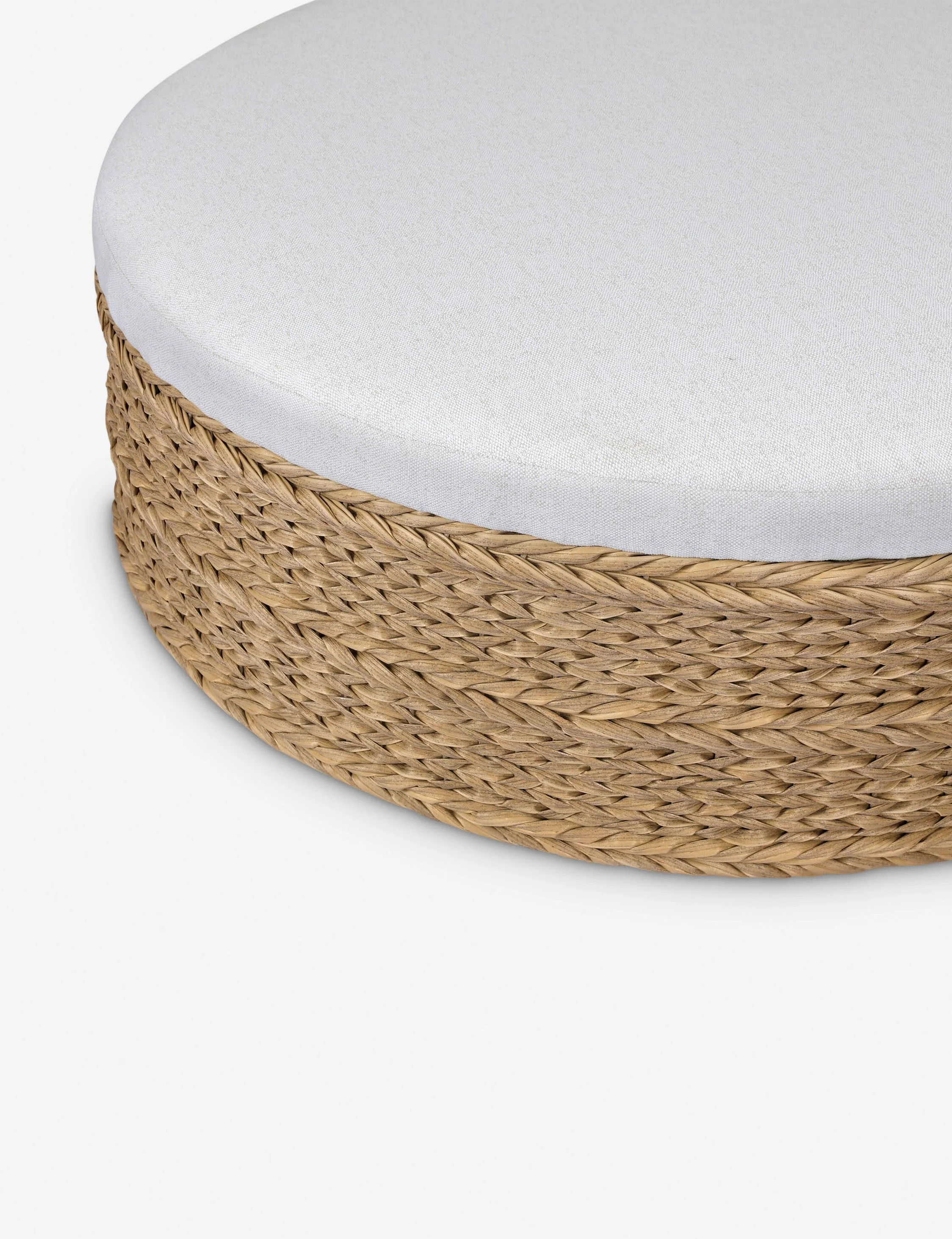 Rowan Indoor / Outdoor Round Ottoman by Amber Lewis x Four Hands - Image 8