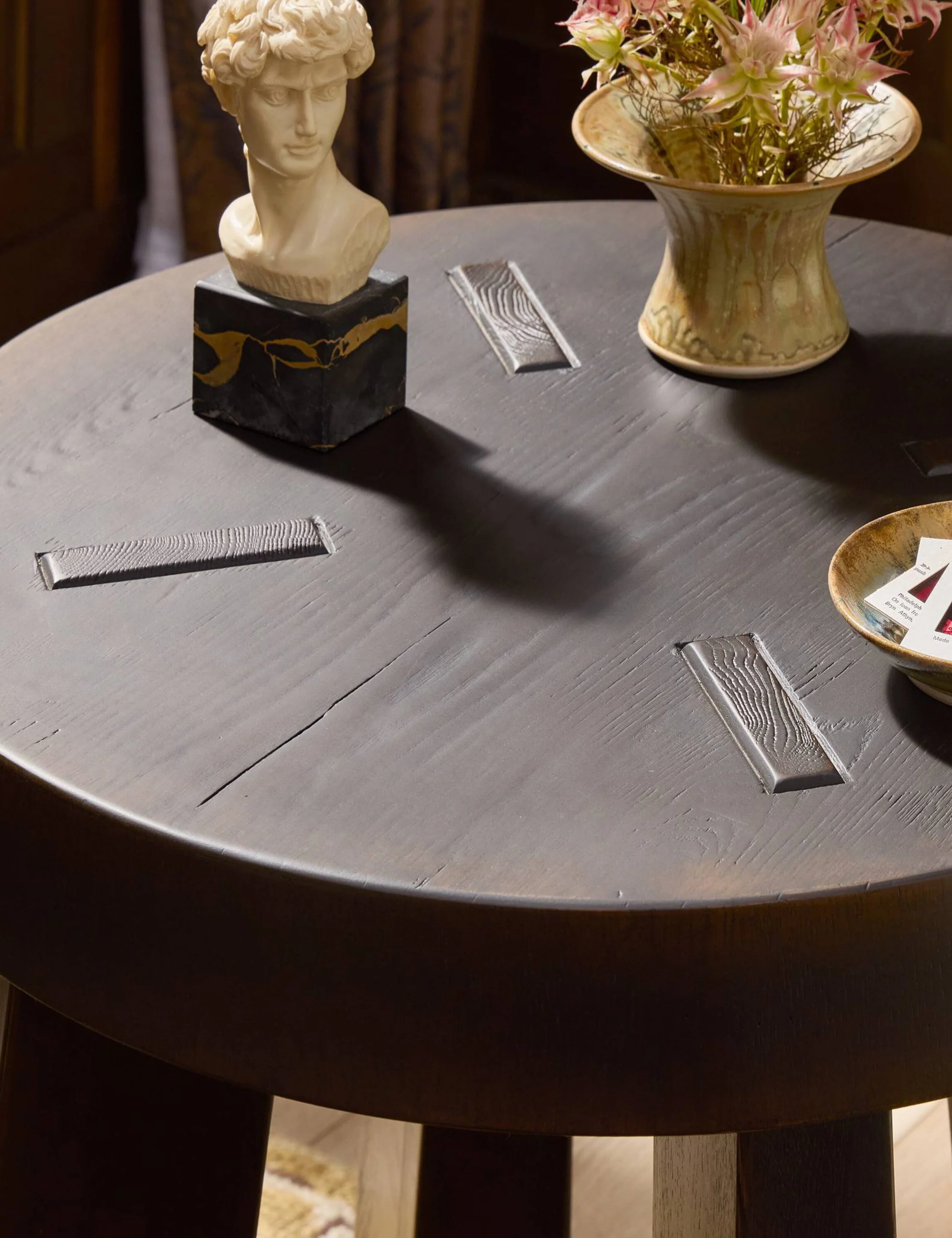 Sadira Round Side Table by Amber Lewis x Four Hands - Image 6