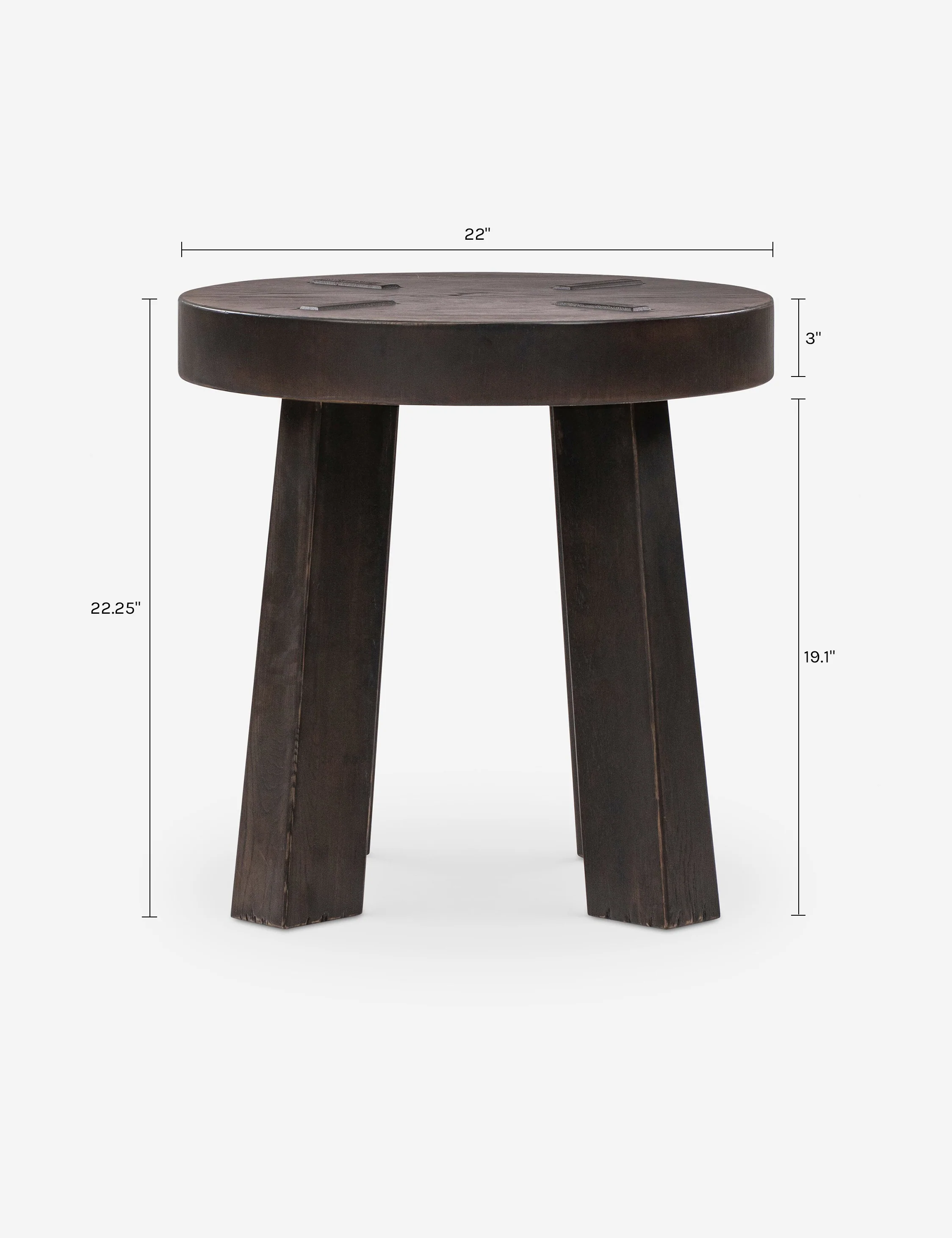 Sadira Round Side Table by Amber Lewis x Four Hands - Image 8