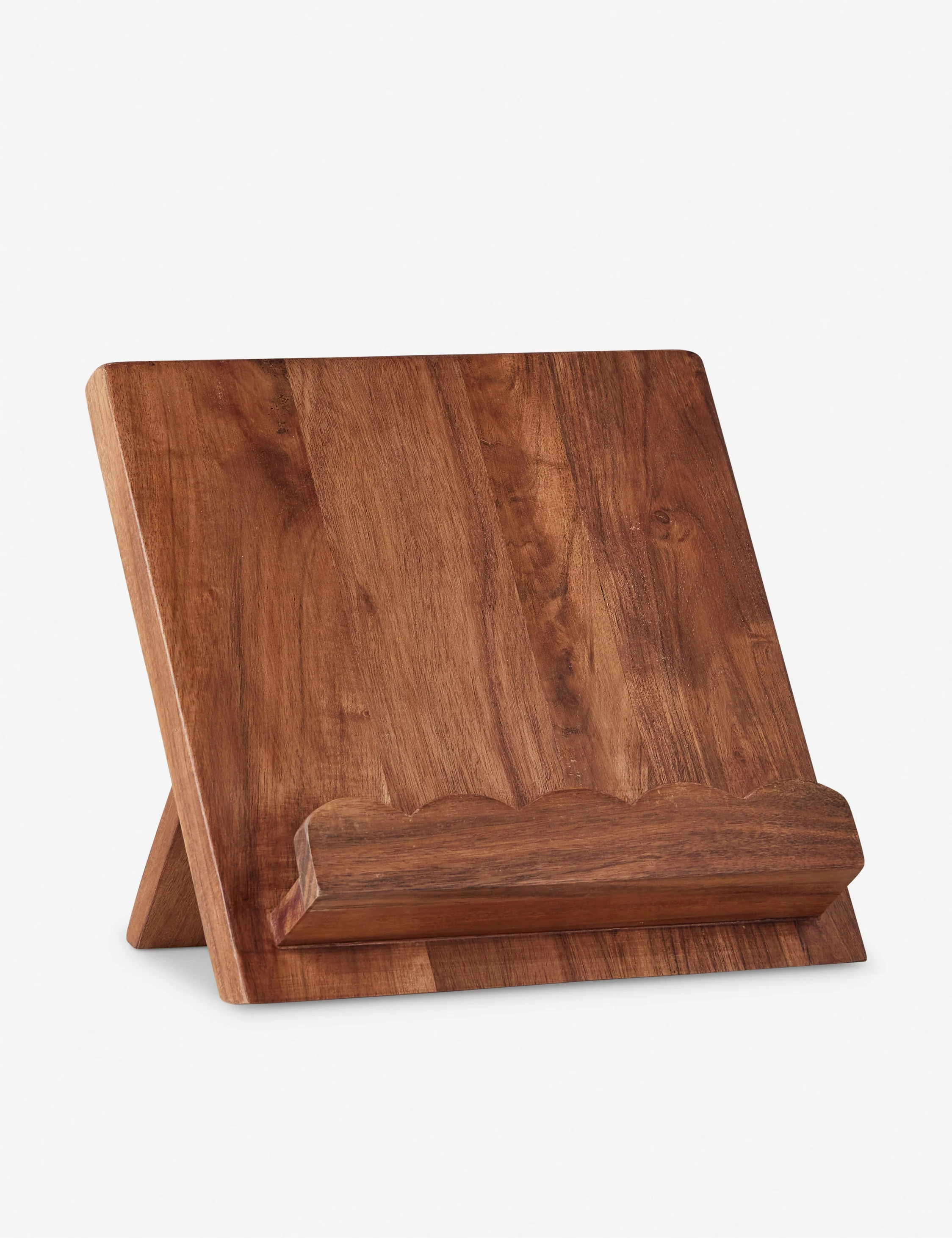 Scalloped Wood Book Stand by etúHOME - Image 2