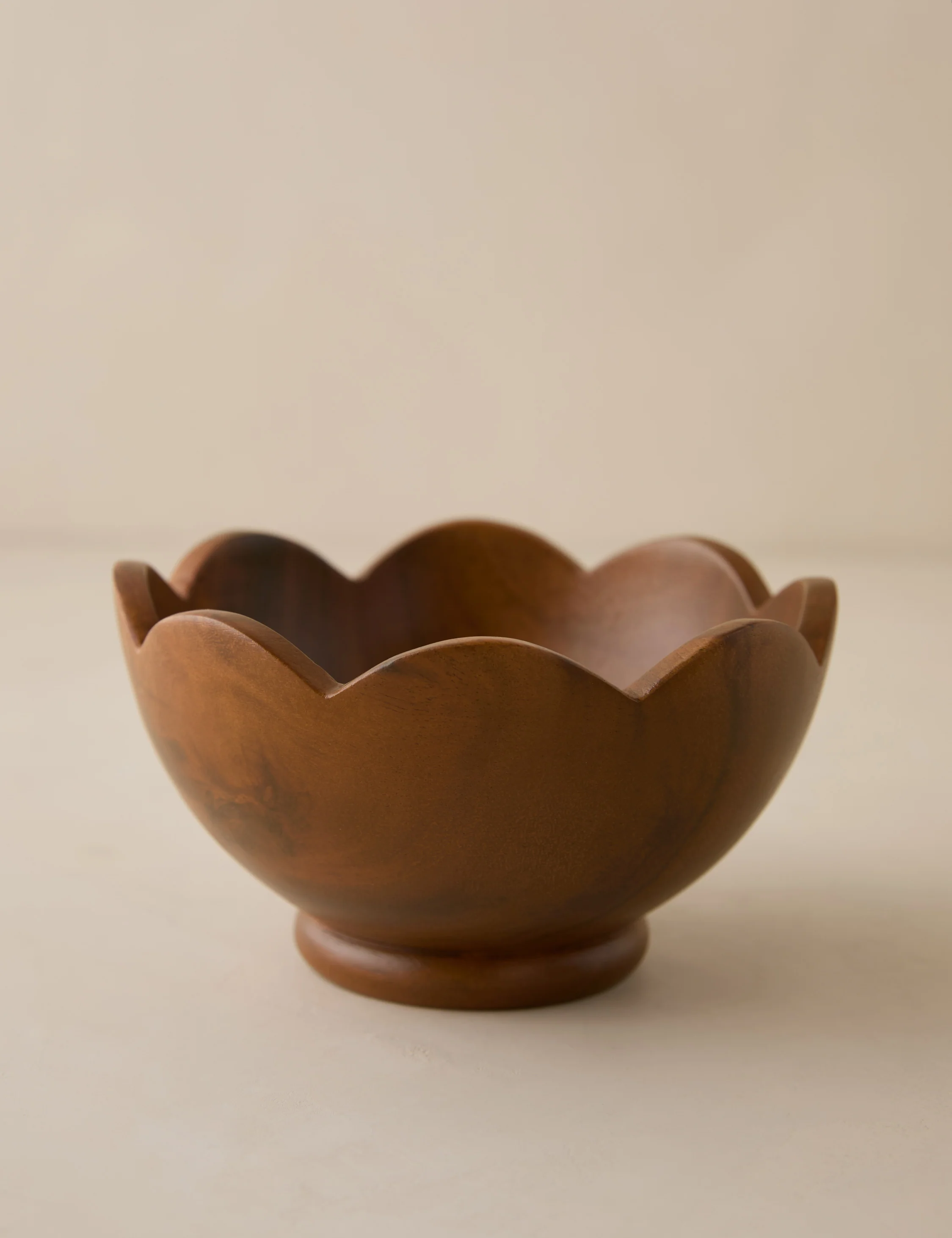 Scalloped Wood Bowls (Set of 4) by Sarah Sherman Samuel - Image 3