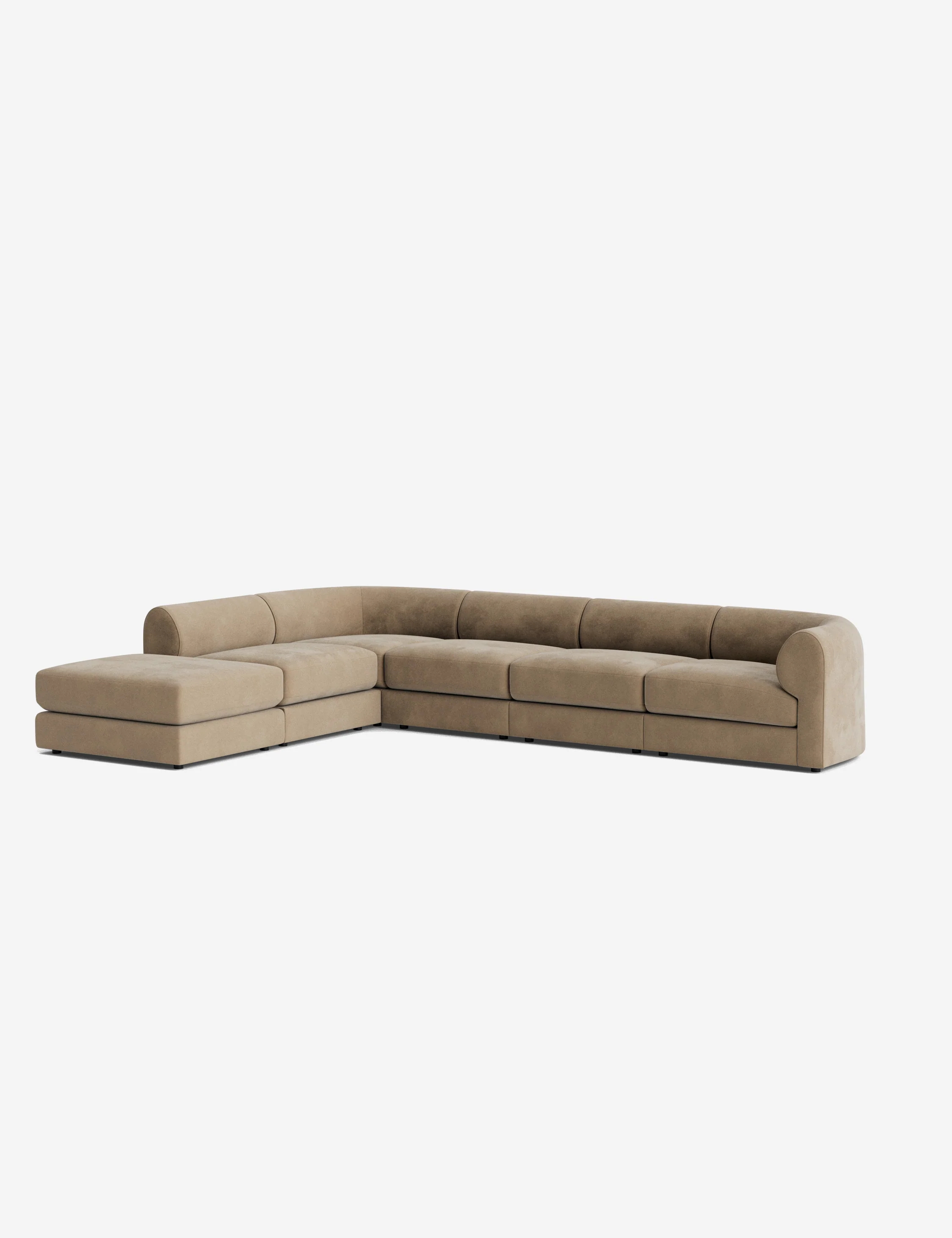 Sergio Modular Corner Sectional Sofa With Ottoman - Image 112