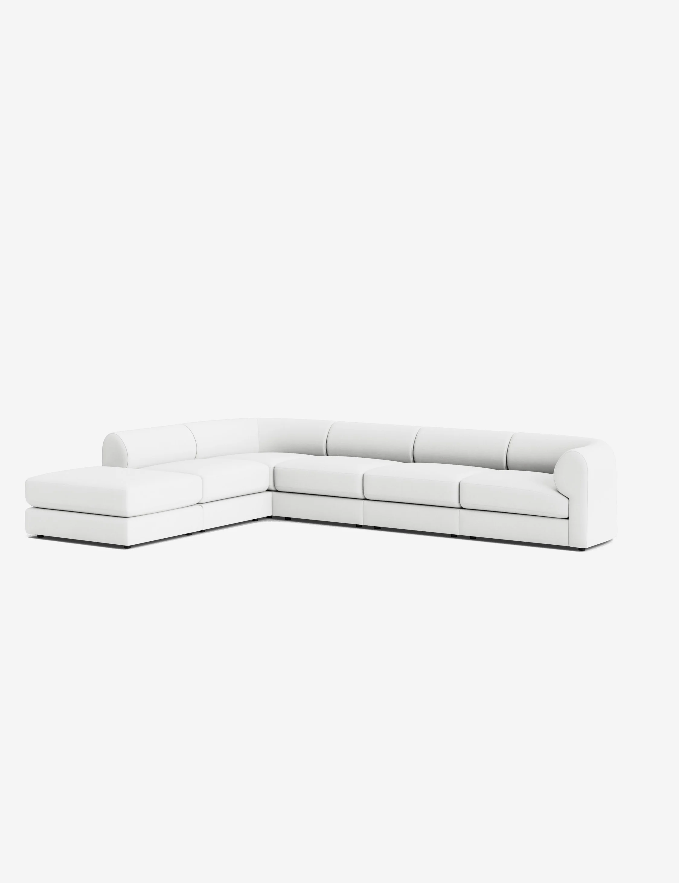 Sergio Modular Corner Sectional Sofa With Ottoman - Image 129