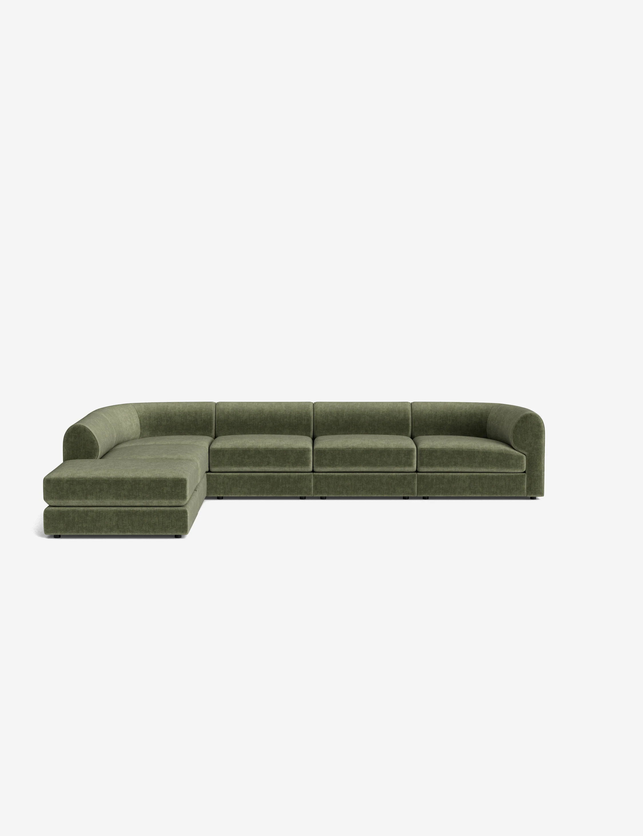 Sergio Modular Corner Sectional Sofa With Ottoman - Image 132