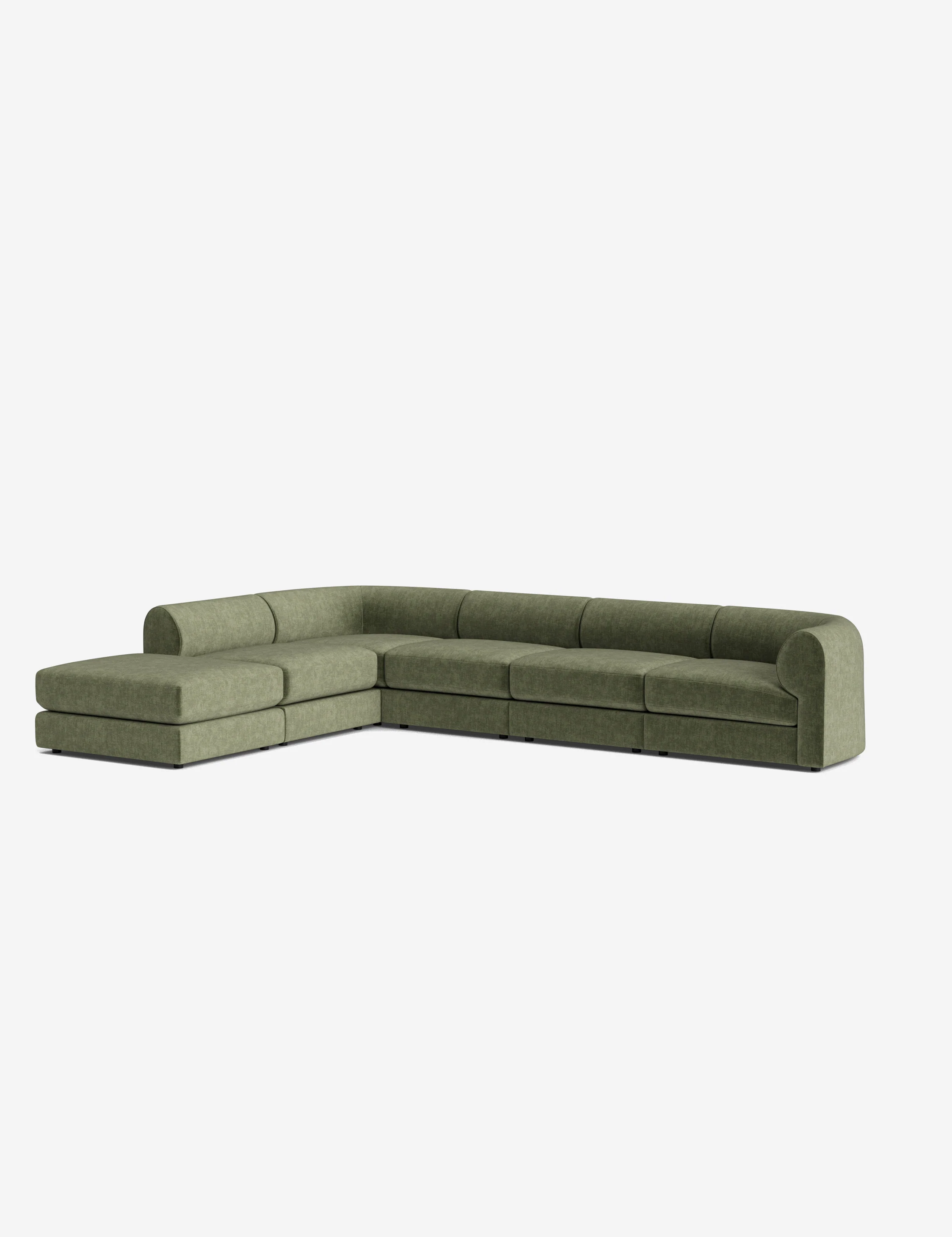 Sergio Modular Corner Sectional Sofa With Ottoman - Image 133
