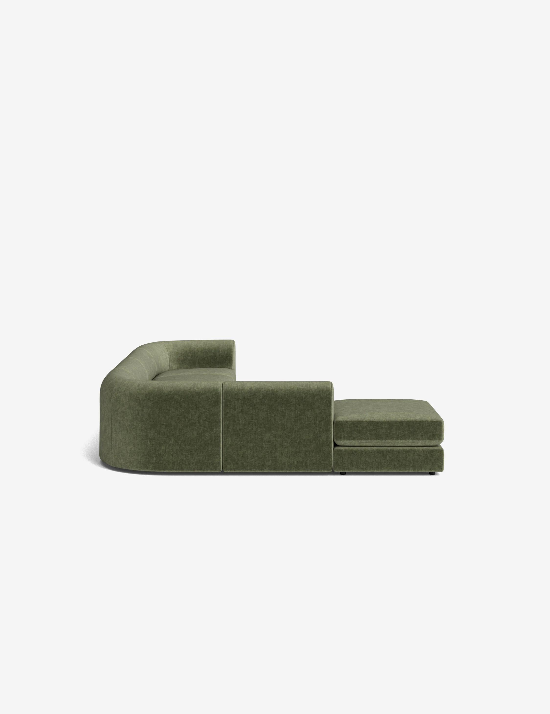 Sergio Modular Corner Sectional Sofa With Ottoman - Image 134