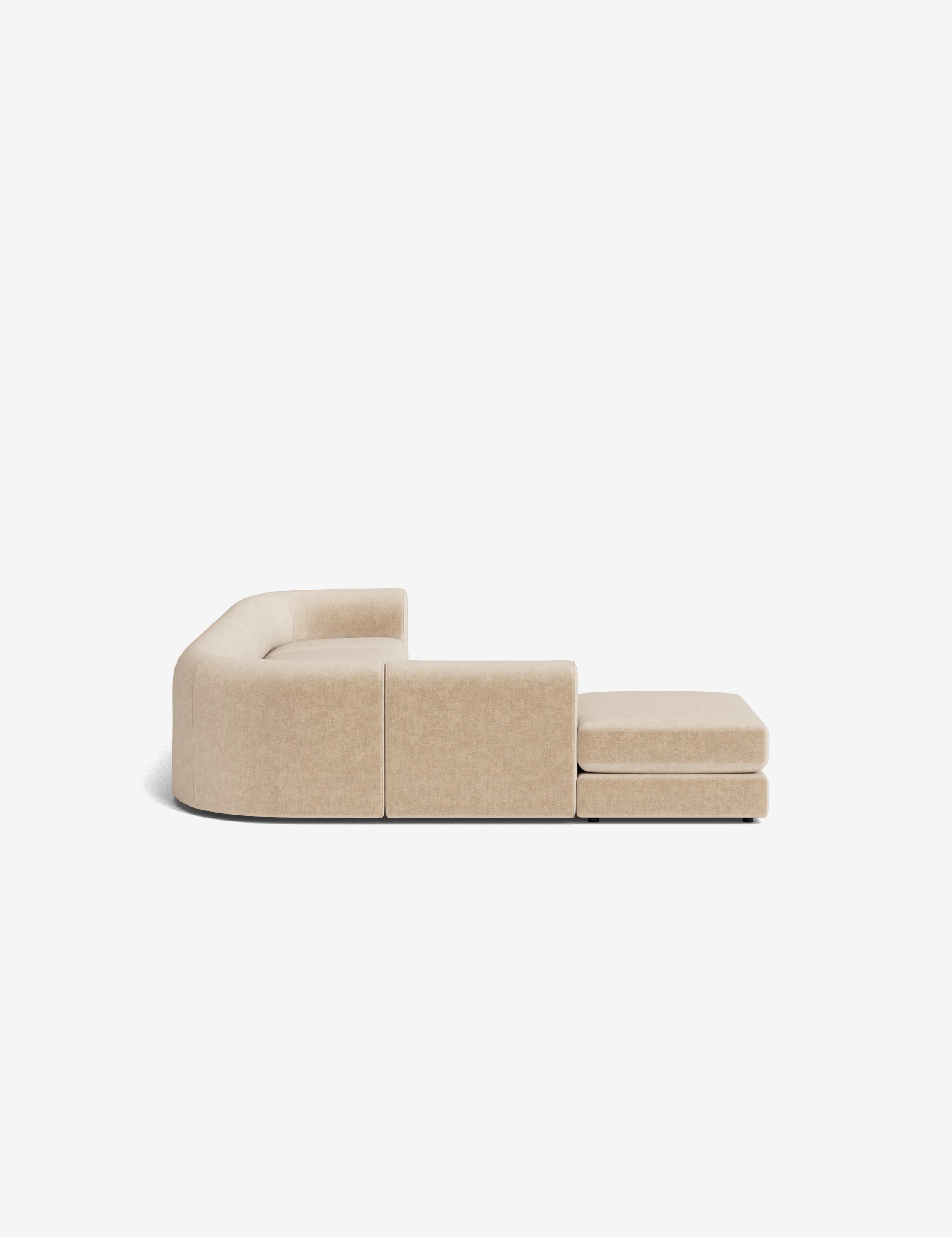 Sergio Modular Corner Sectional Sofa With Ottoman - Image 142