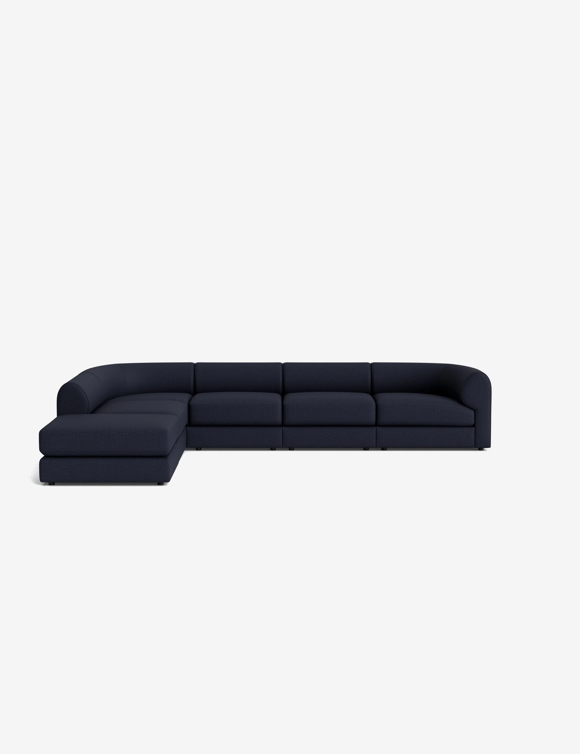 Sergio Modular Corner Sectional Sofa With Ottoman - Image 148