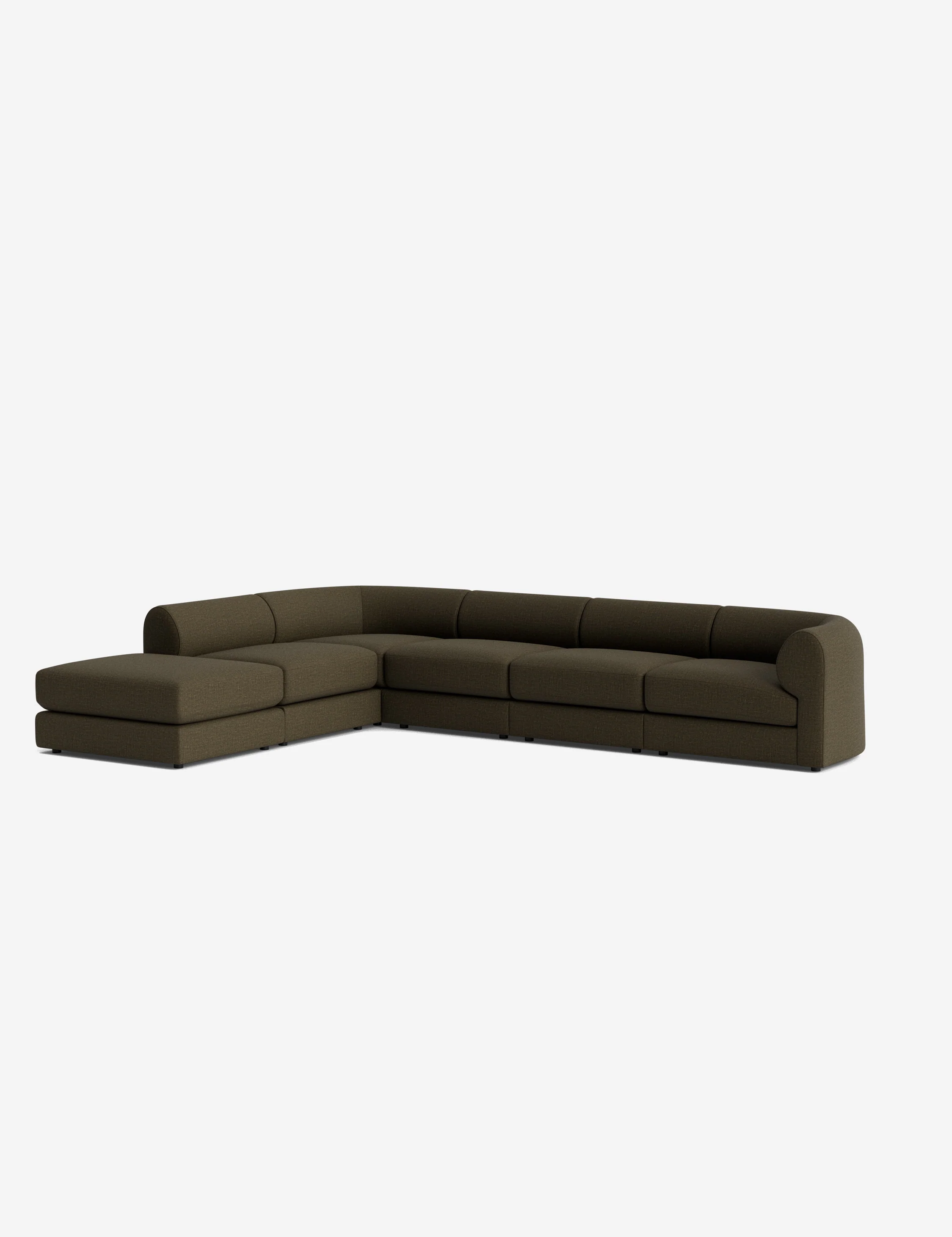 Sergio Modular Corner Sectional Sofa With Ottoman - Image 157