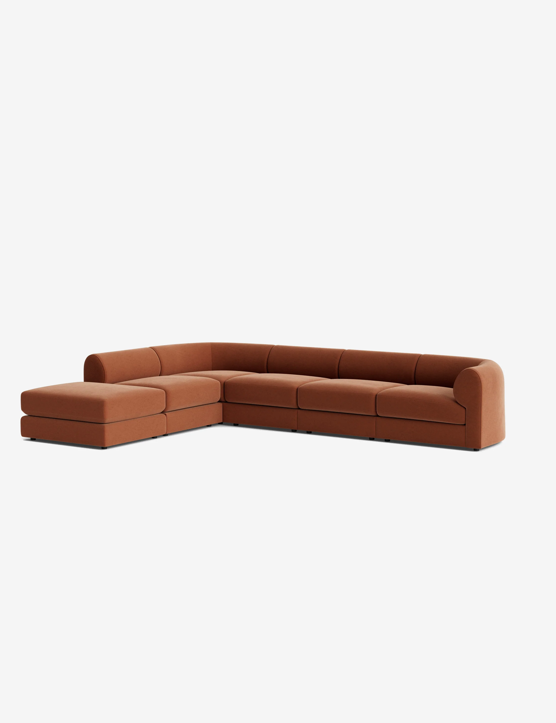 Sergio Modular Corner Sectional Sofa With Ottoman - Image 181