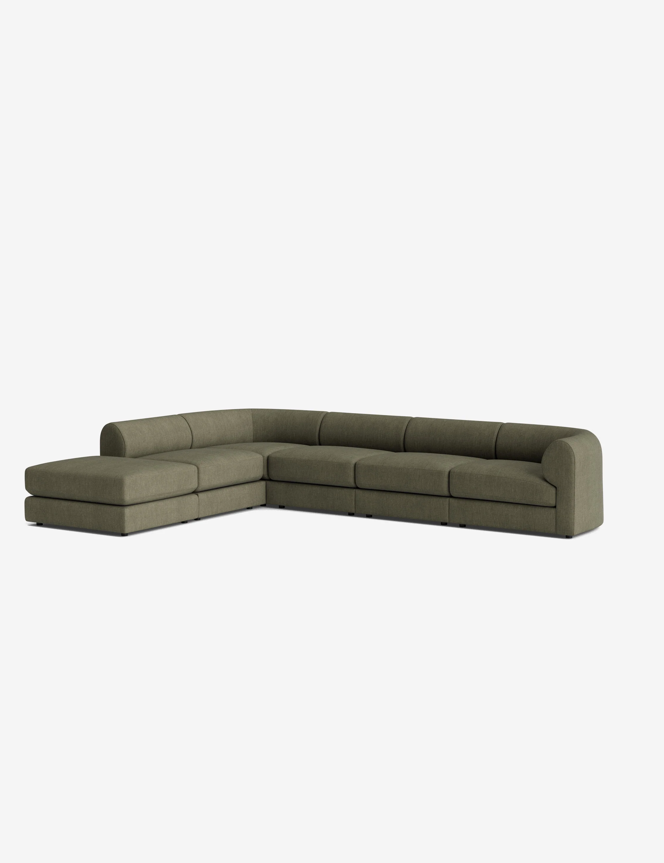Sergio Modular Corner Sectional Sofa With Ottoman - Image 189