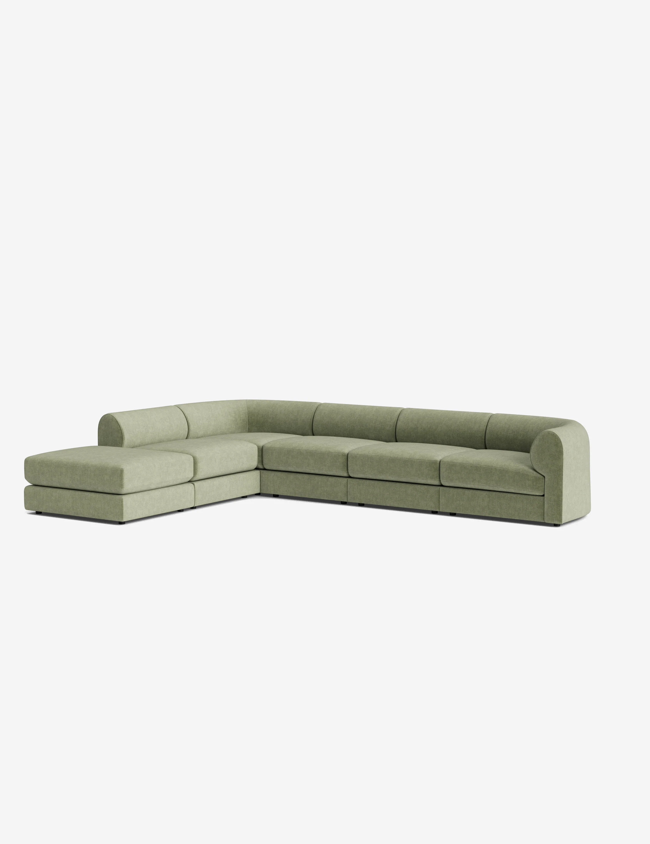 Sergio Modular Corner Sectional Sofa With Ottoman - Image 193