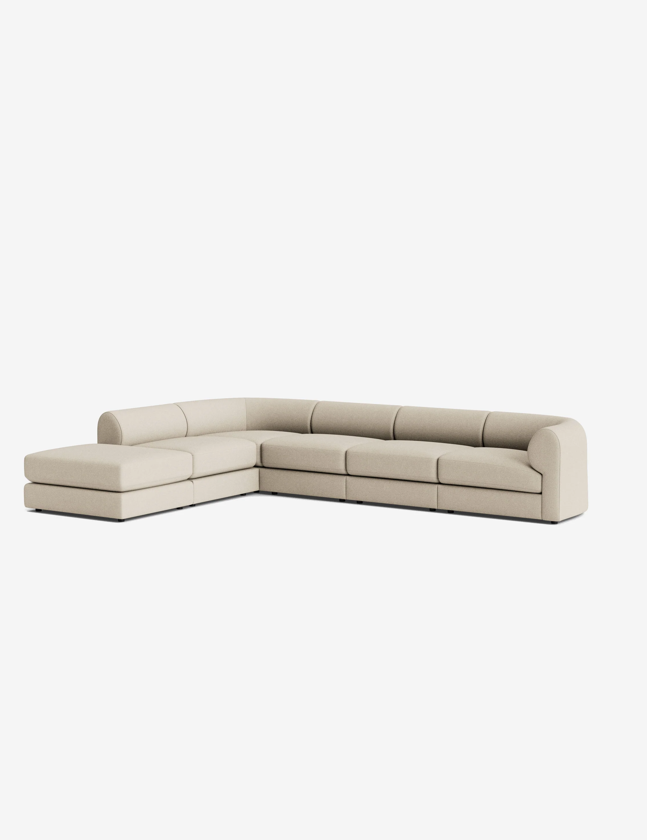 Sergio Modular Corner Sectional Sofa With Ottoman - Image 197