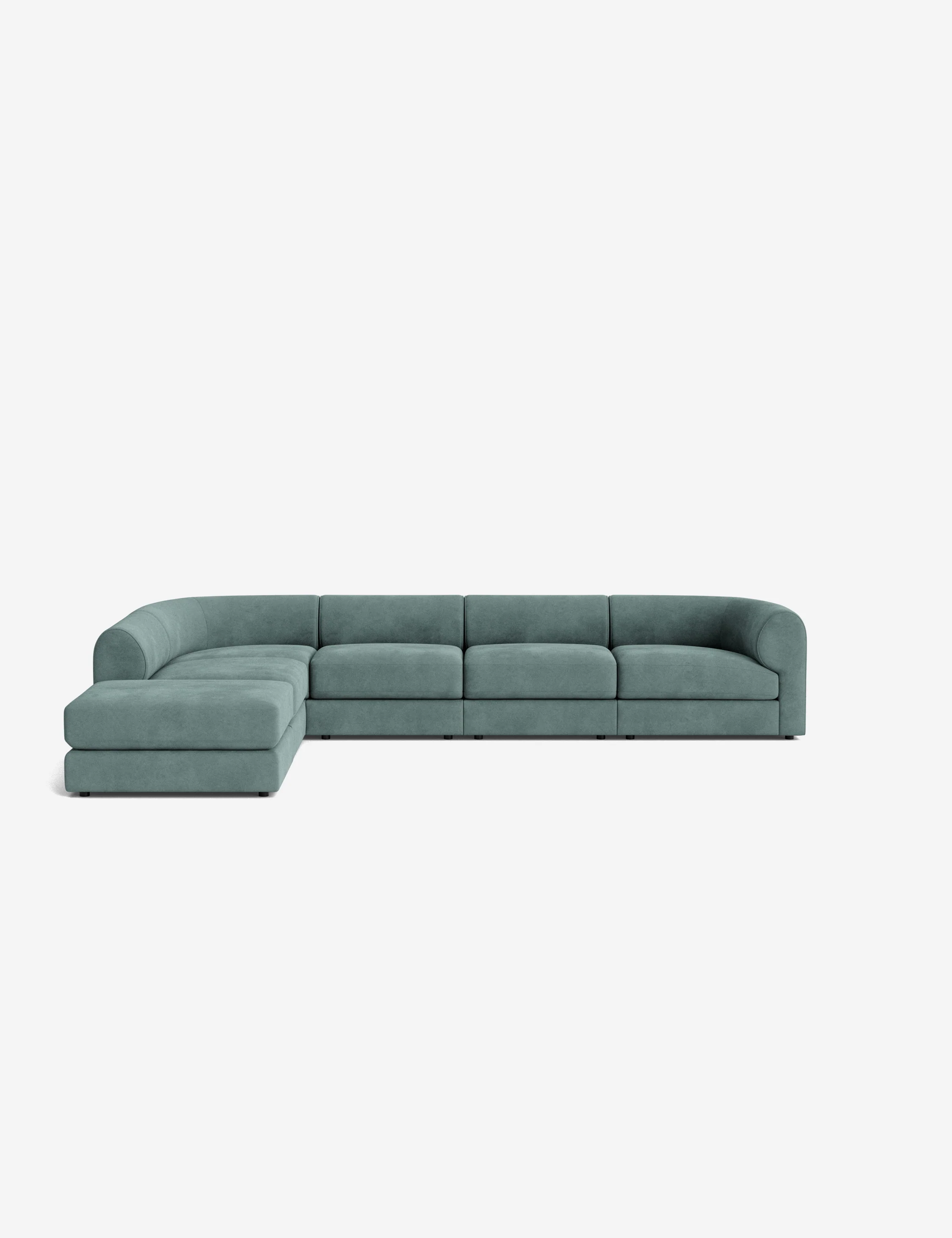 Sergio Modular Corner Sectional Sofa With Ottoman - Image 204