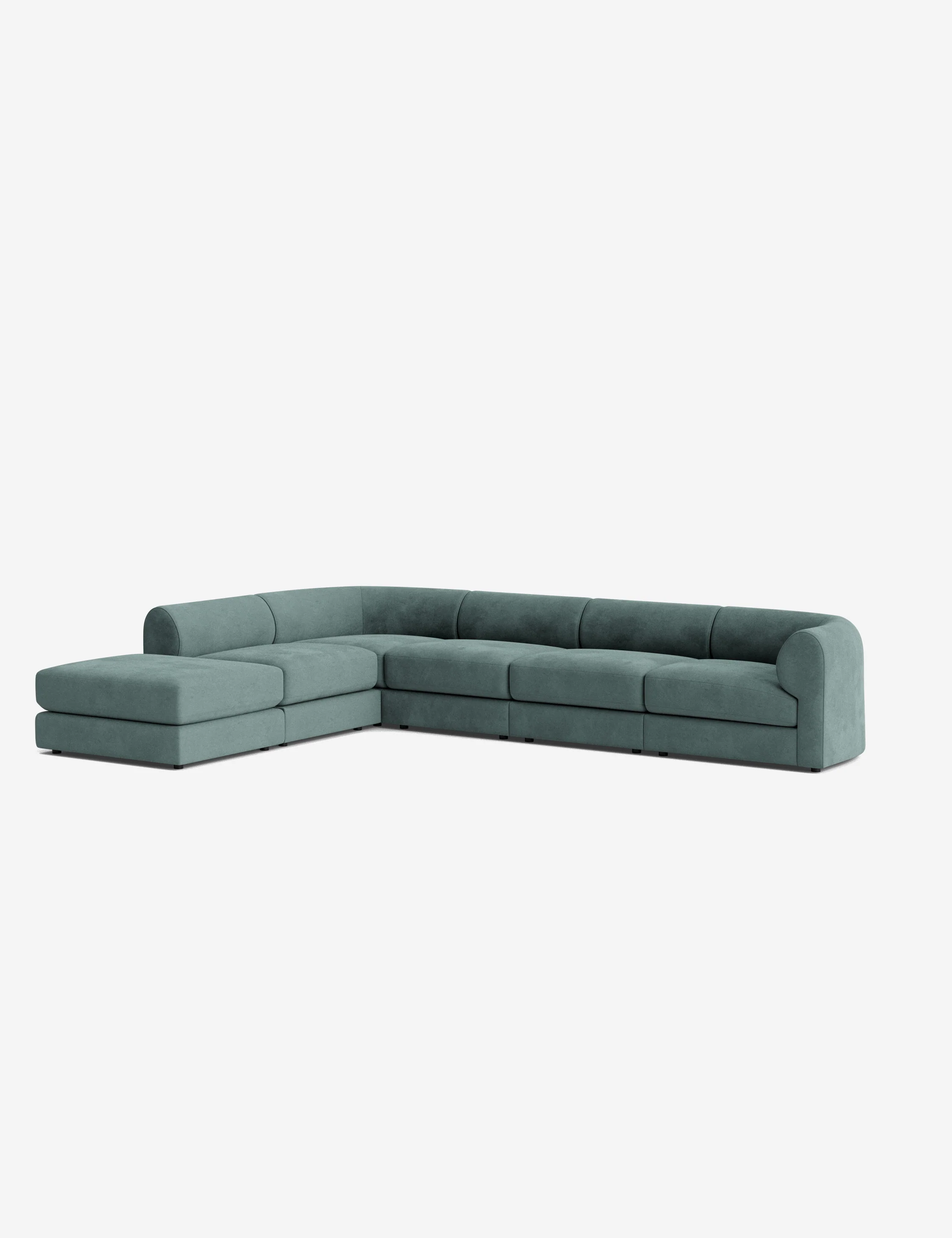 Sergio Modular Corner Sectional Sofa With Ottoman - Image 205