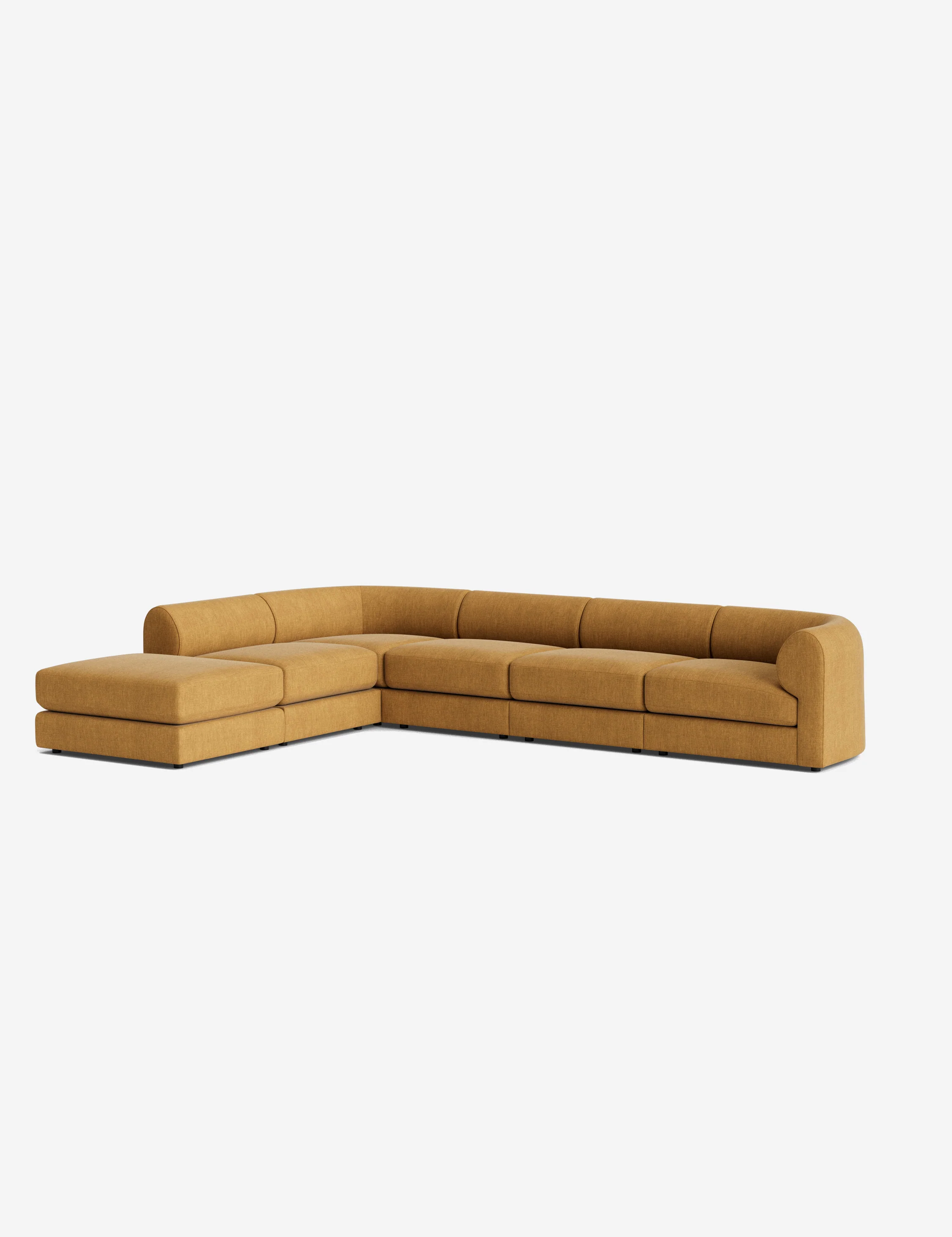 Sergio Modular Corner Sectional Sofa With Ottoman - Image 209