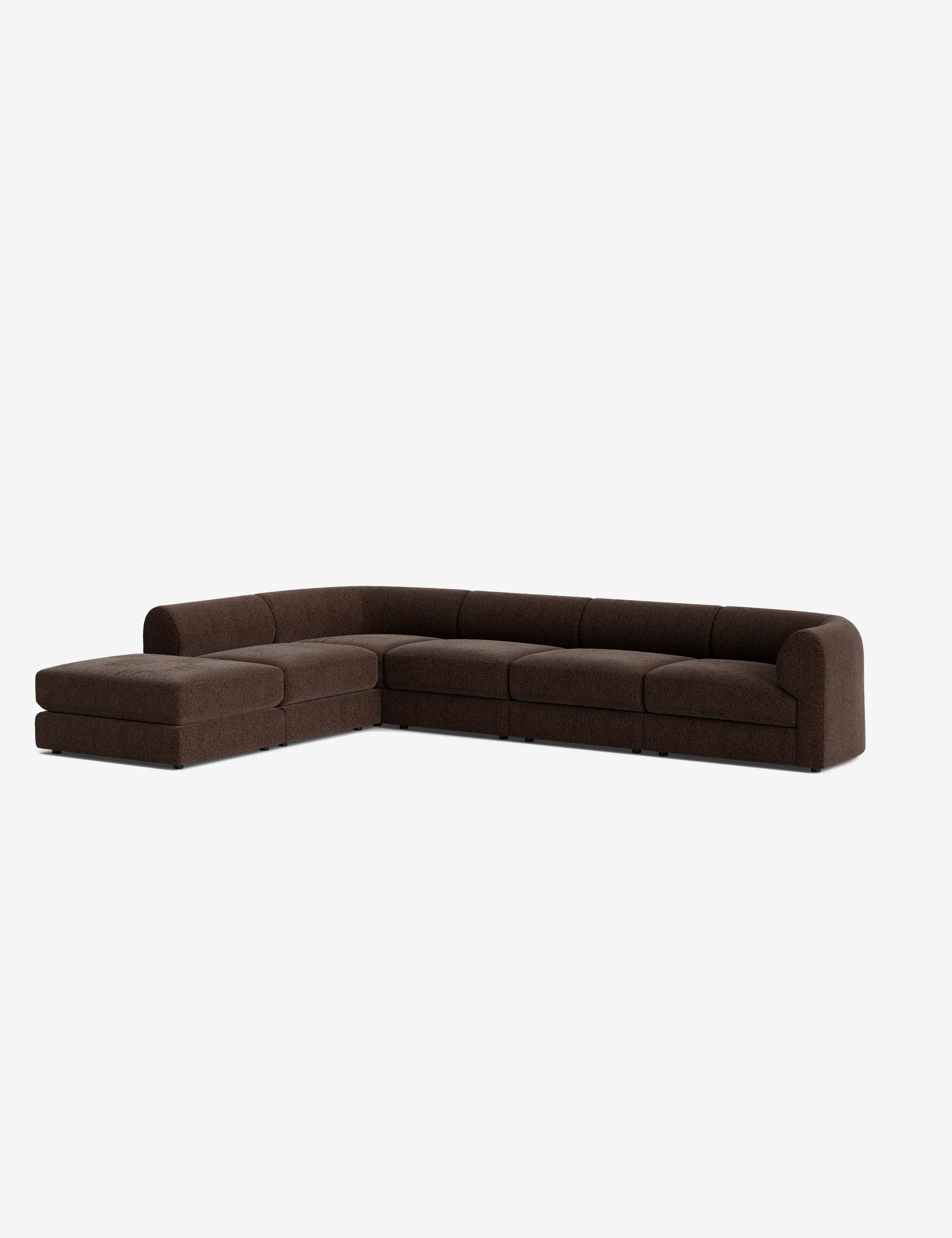 Sergio Modular Corner Sectional Sofa With Ottoman - Image 21