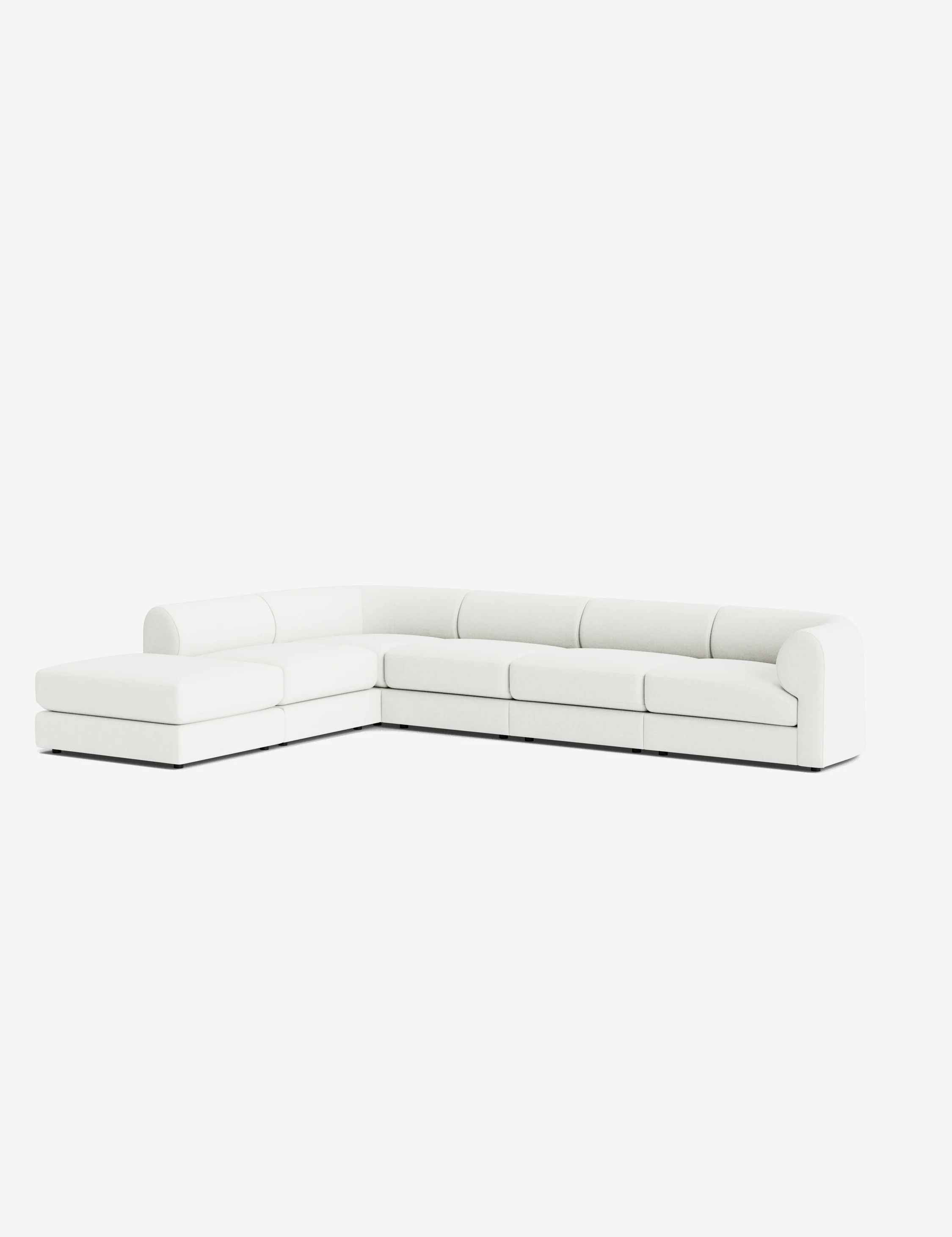 Sergio Modular Corner Sectional Sofa With Ottoman - Image 213