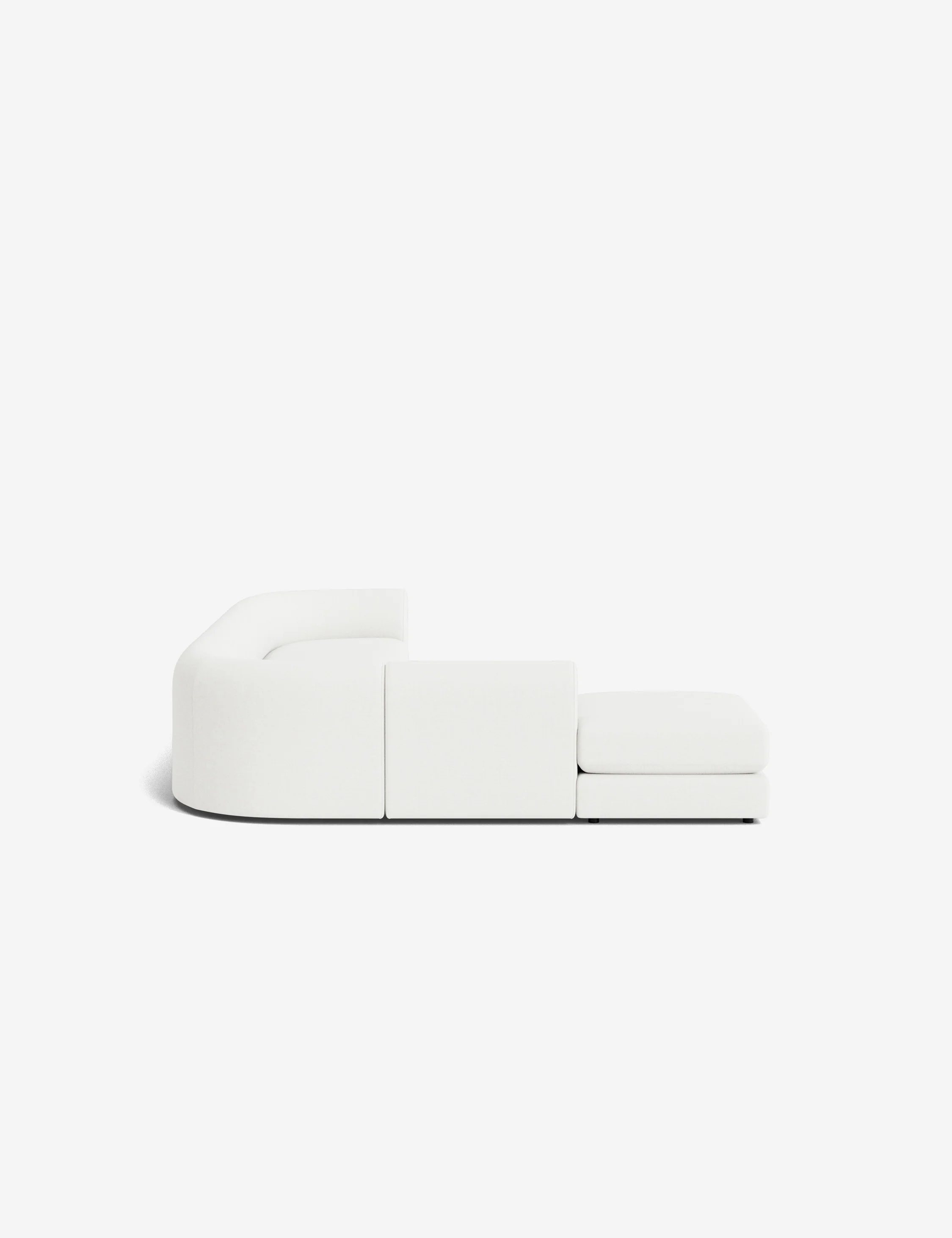 Sergio Modular Corner Sectional Sofa With Ottoman - Image 215