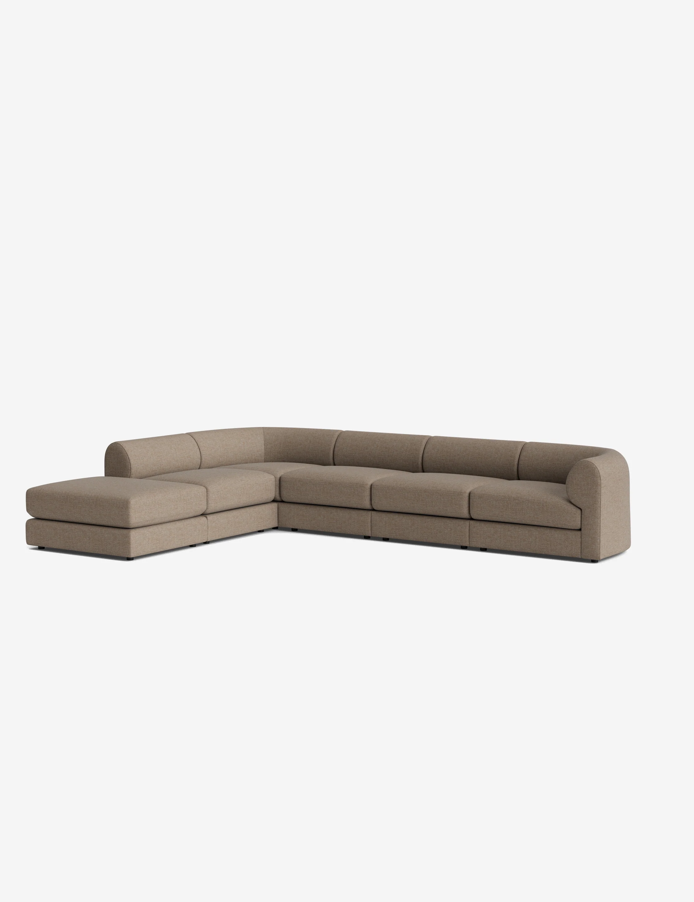 Sergio Modular Corner Sectional Sofa With Ottoman - Image 225