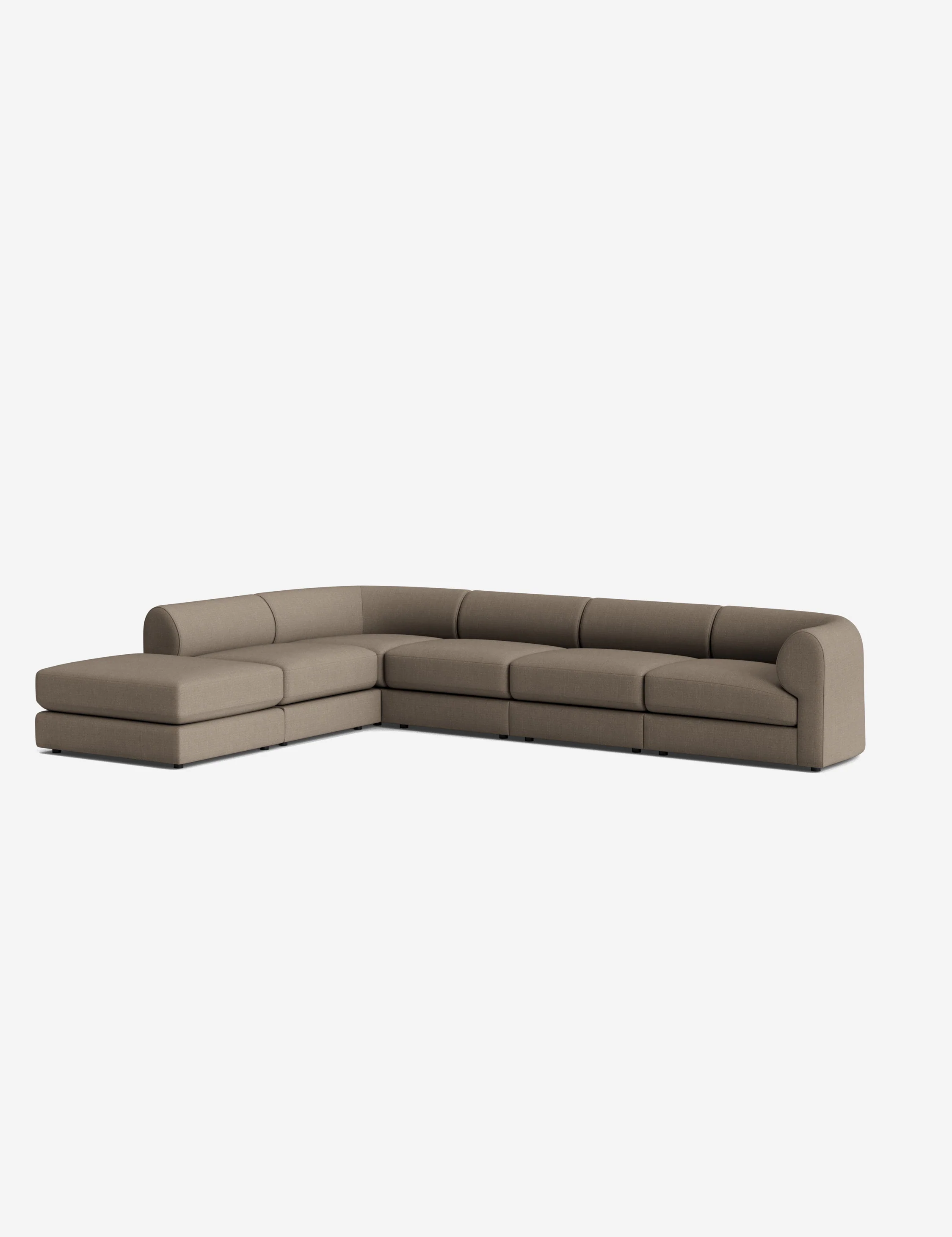 Sergio Modular Corner Sectional Sofa With Ottoman - Image 33