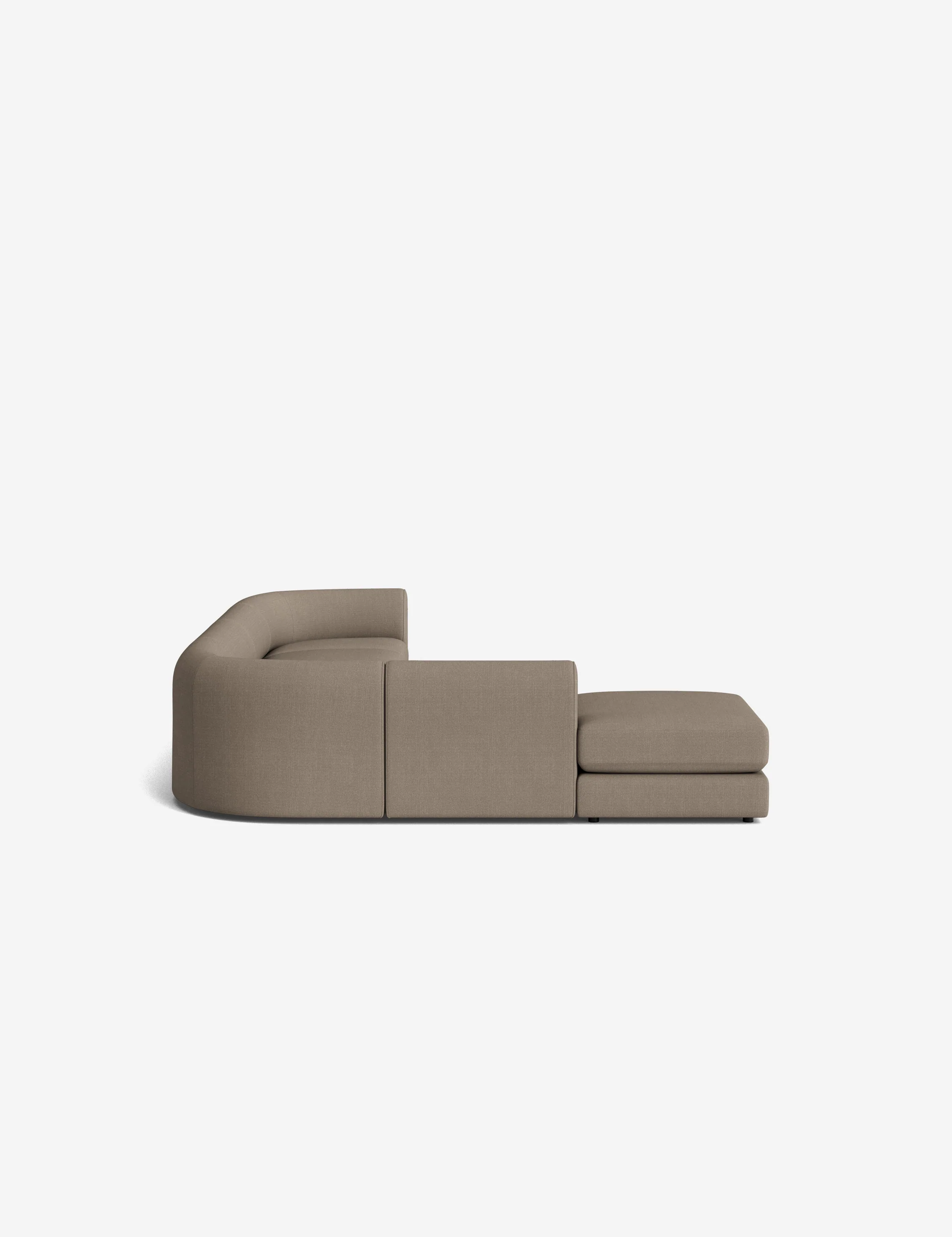 Sergio Modular Corner Sectional Sofa With Ottoman - Image 34
